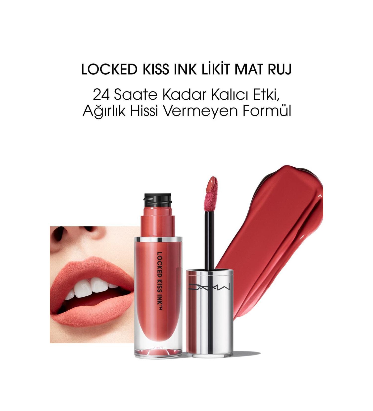 Mac LOCKED K SS INK 24HR LIQUID MATTE LIPSTICK - MULL IT OVER & OVER - 4ML - KEYON217