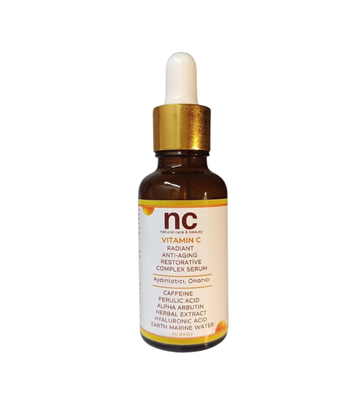NC NATURAL CARE & BEAUTY NC VITAMIN C BRIGHTENING REPAIRING ANTIAGE EFFECTIVE SERUM