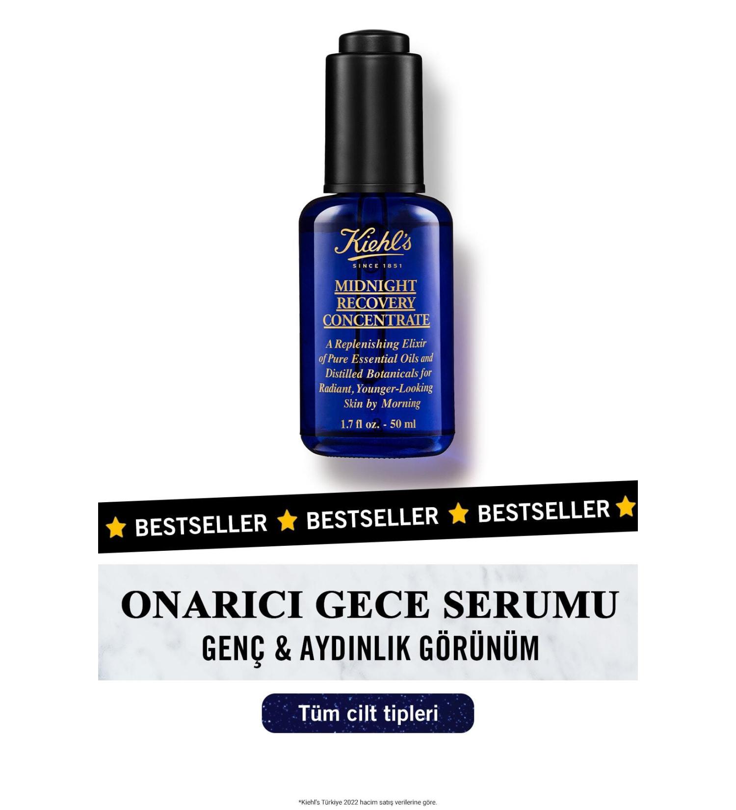 Kiehl's Skin Repairing Moisturizing and Brightening Night Serum 50 ml - Buy Online on GoSupps.com