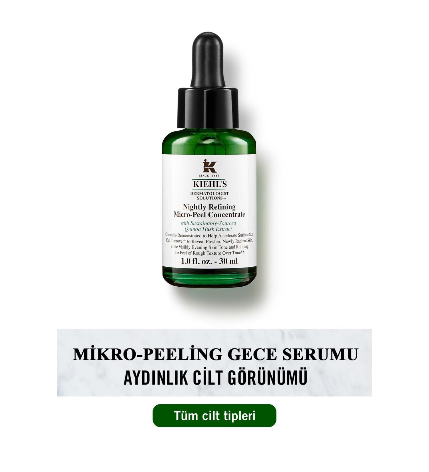 Kiehl's Skin Natural Renewal Micro-peeling Effective Skin Night Serum 30 ml
