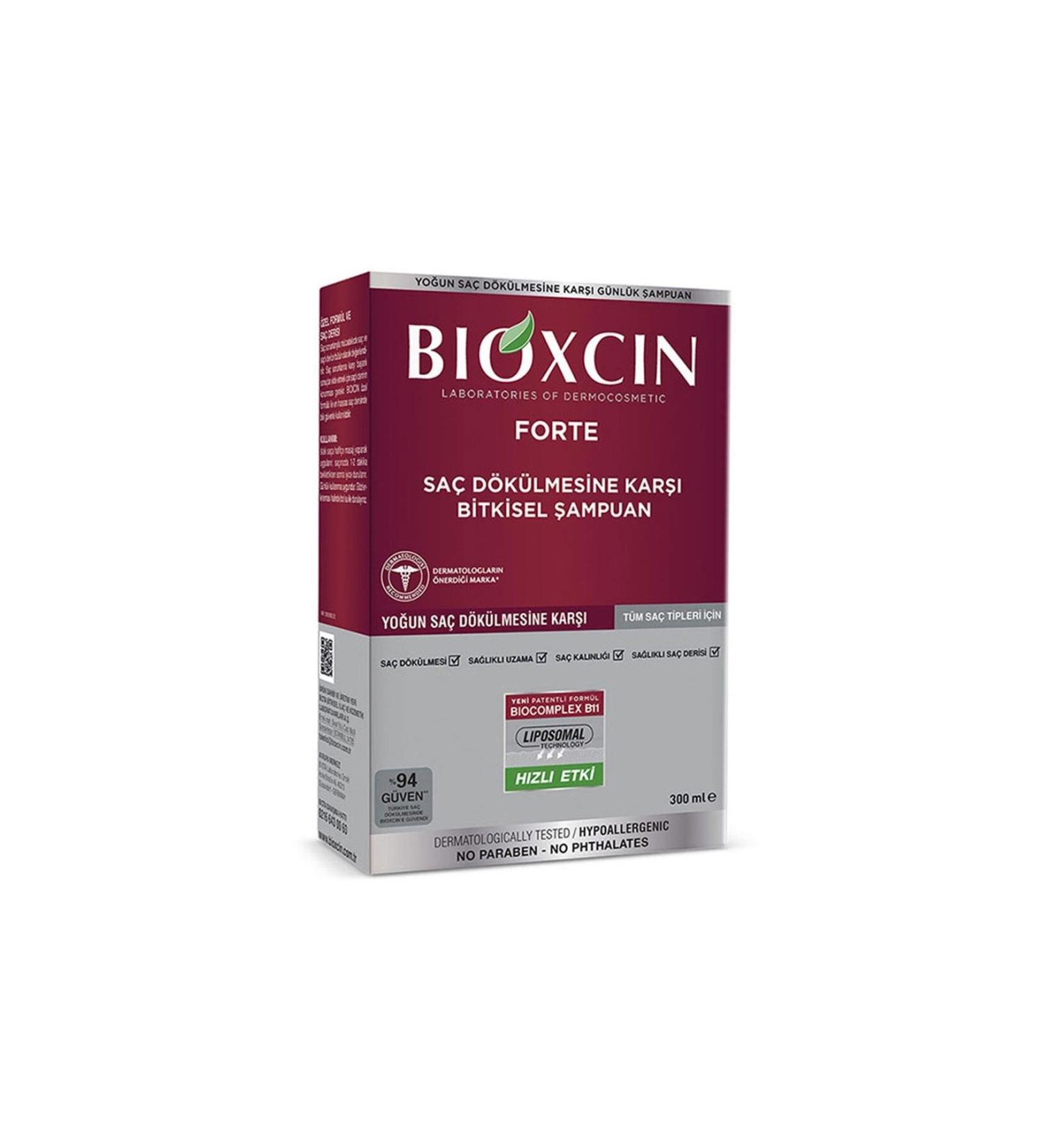 Bioxcin Intensive Anti-Hair Loss Forte Shampoo for All Hair Types