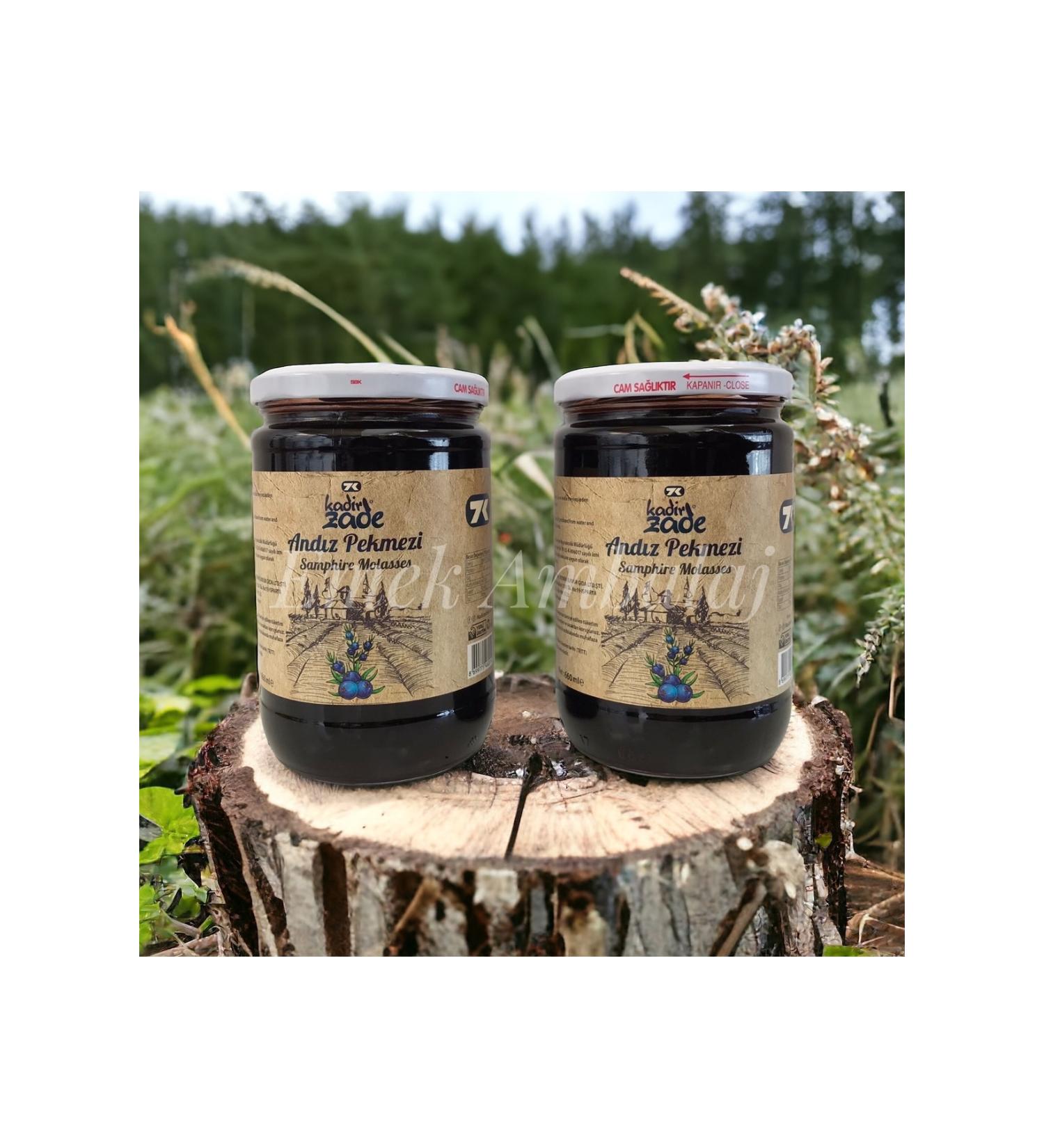 KADIRZADE Andiz Molasses Glass Jar 800 G 2 Pieces