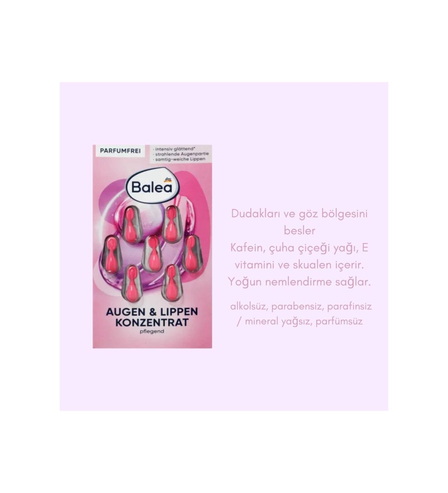 BALEA EYE CONTOUR AND LIP SERUM 7-PIECE GERMAN QUALITY