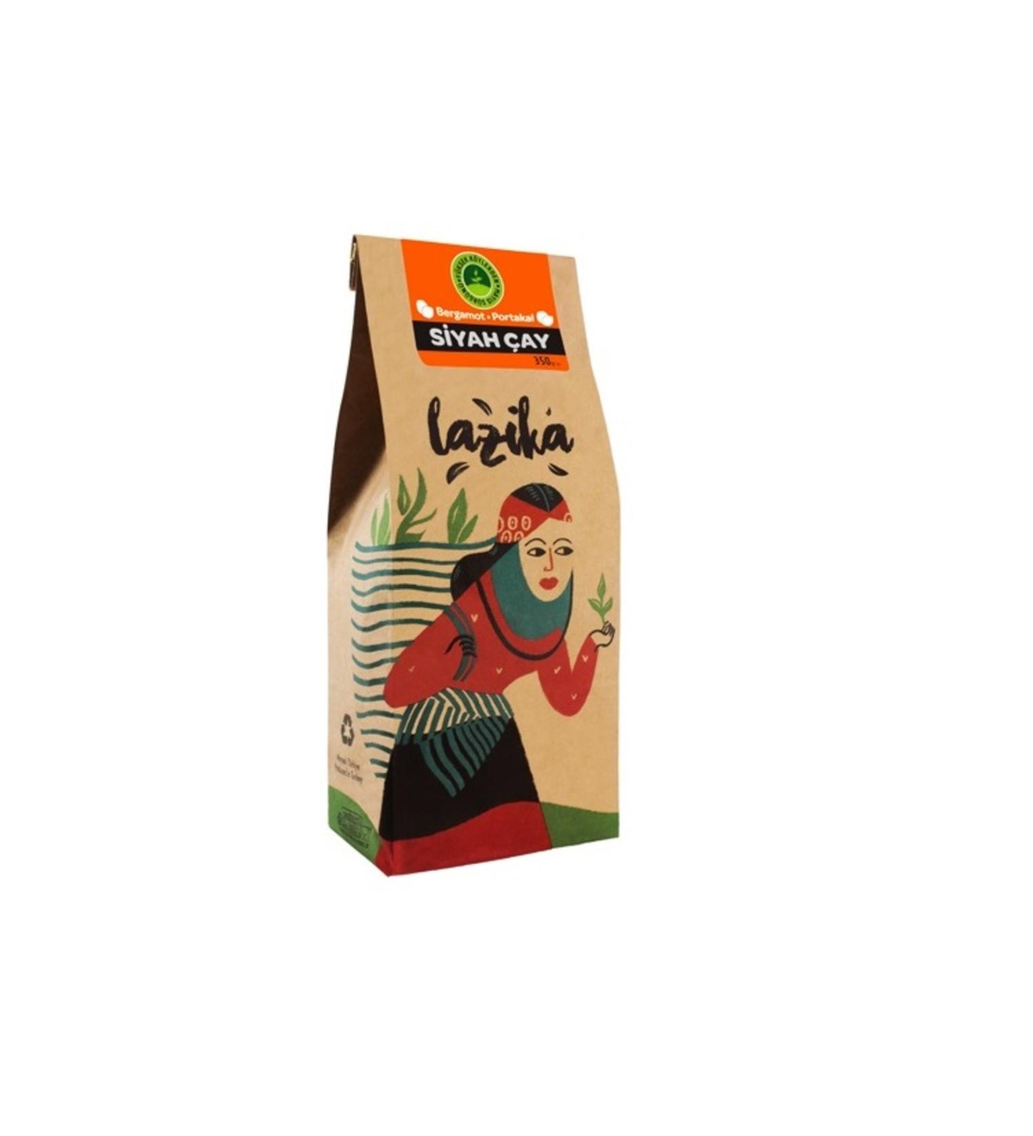 LAZIKA Lazika Orange-Bergamot Flavored Black Tea 350g - Buy Online on GoSupps.com