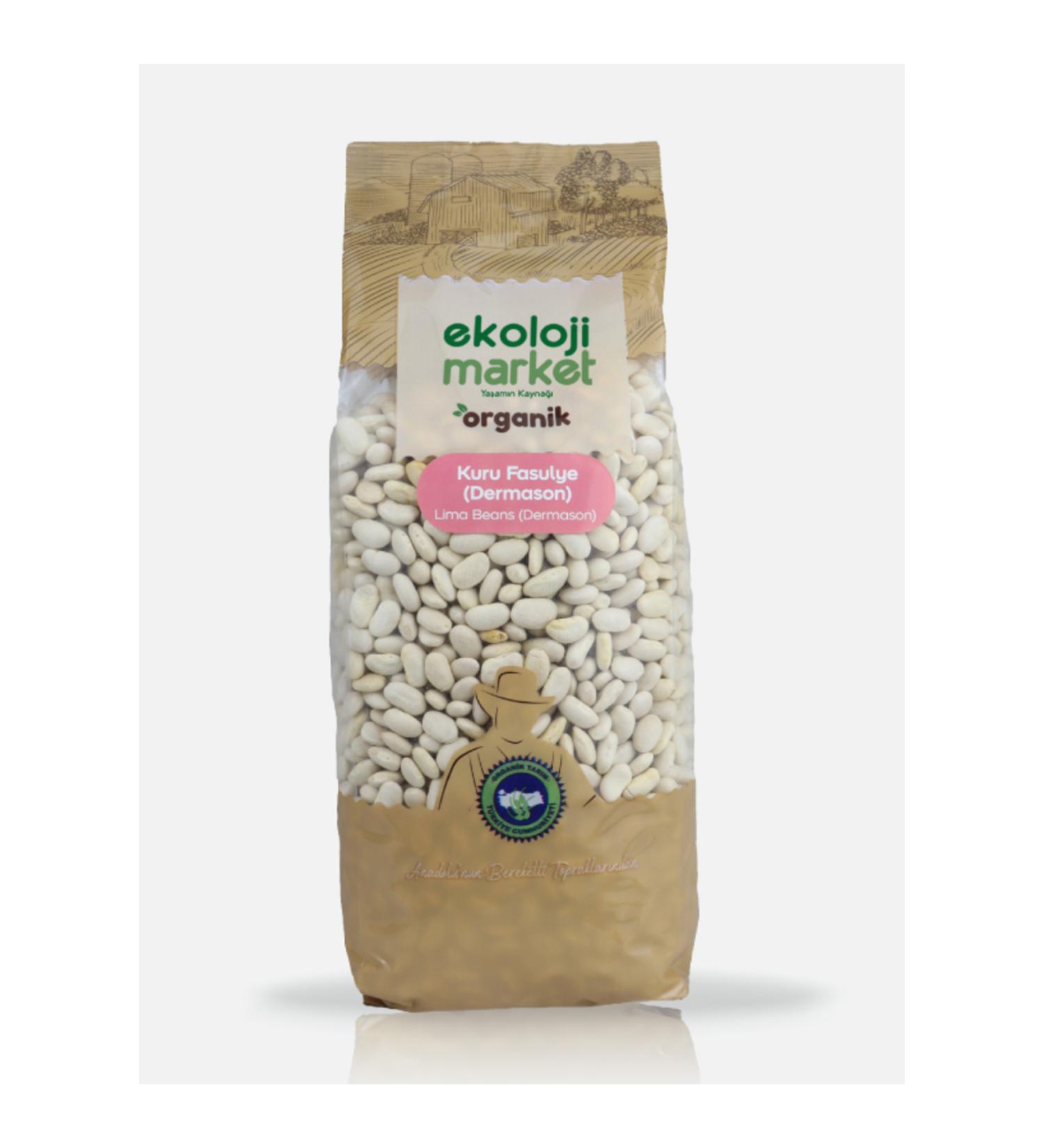 Ecology Market Organic Dry Beans (Dermason) 750 Gr