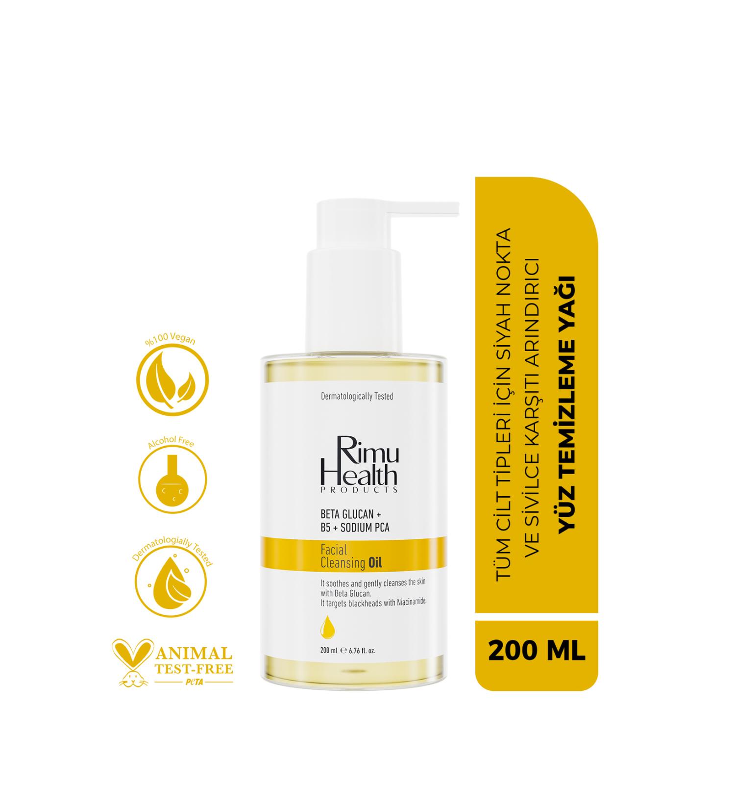 Rimu Health Products Anti-Blackhead and Anti-Acne Purifying Facial Cleansing Oil for All Skin Types 200 ml - Buy Online on GoSupps.com