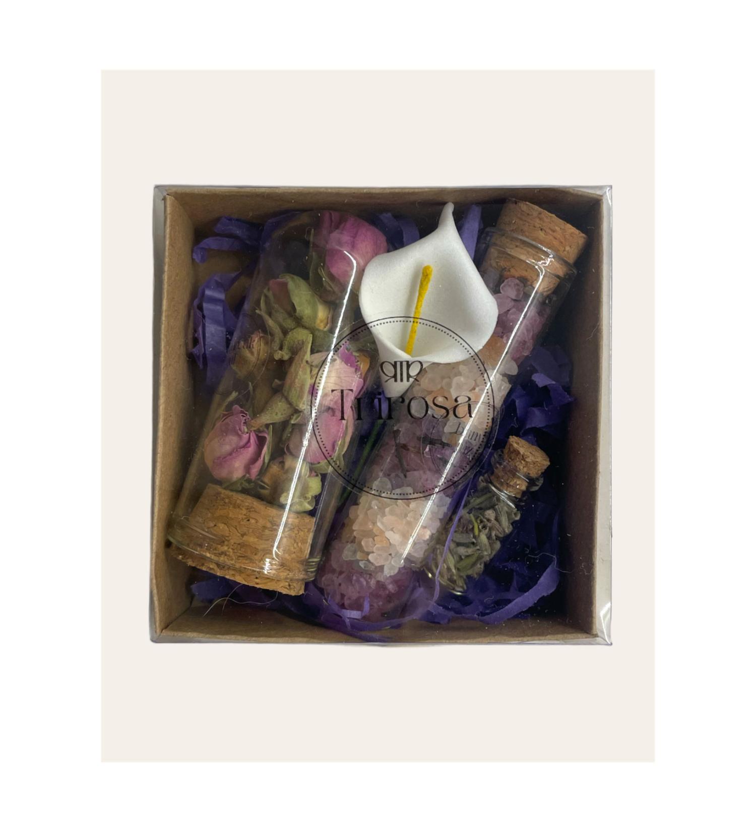 Handmade Trirosa Bath Salt Aromatherapy Special Set