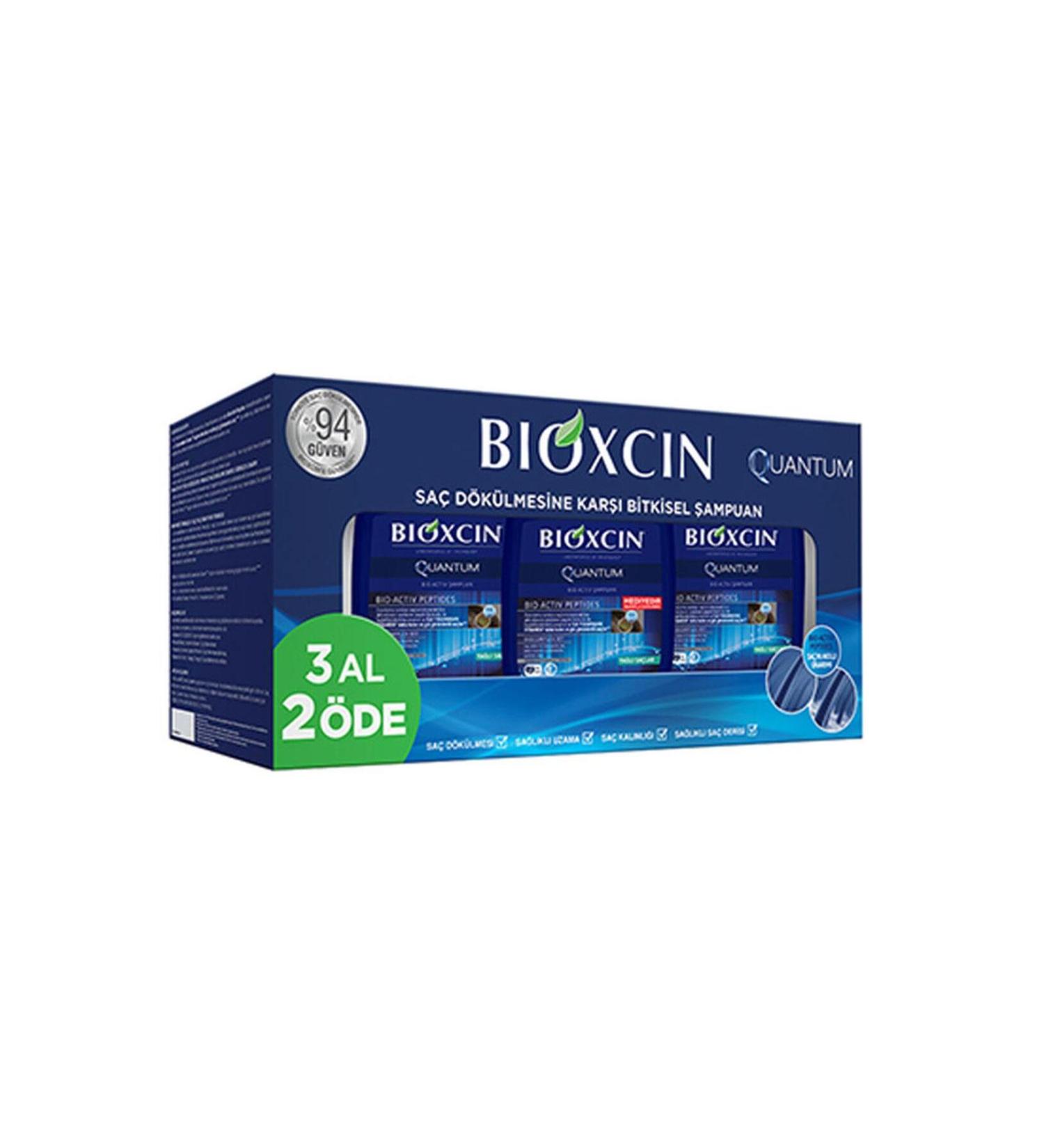 Bioxcin Anti-Loss Quantum Shampoo for Oily Hair Buy 3 Get 2 300ml