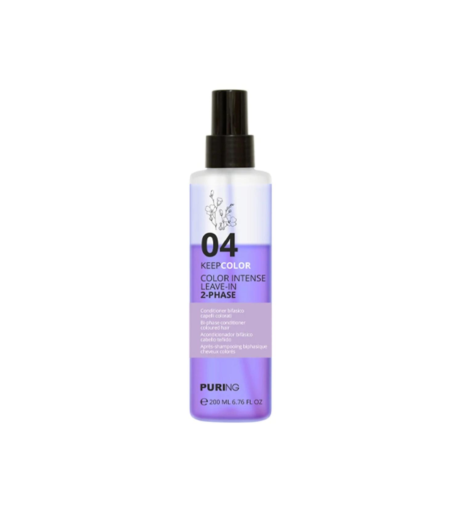 PURING 04 Keepcolor Color Intense Leave-In 2-Phase-Leave-in Care for Dyed Hair 200mlSED67