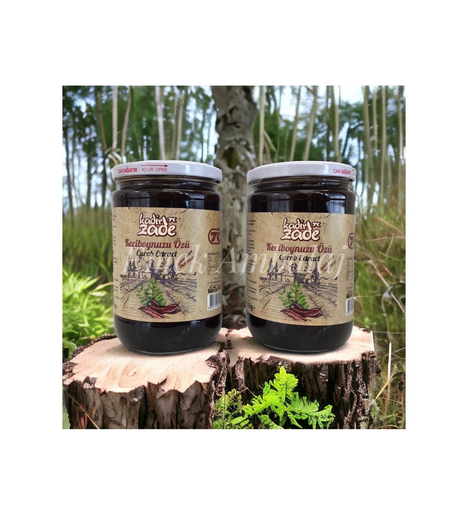 KADIRZADE Carob Molasses Glass Jar 800 G 2 Pieces