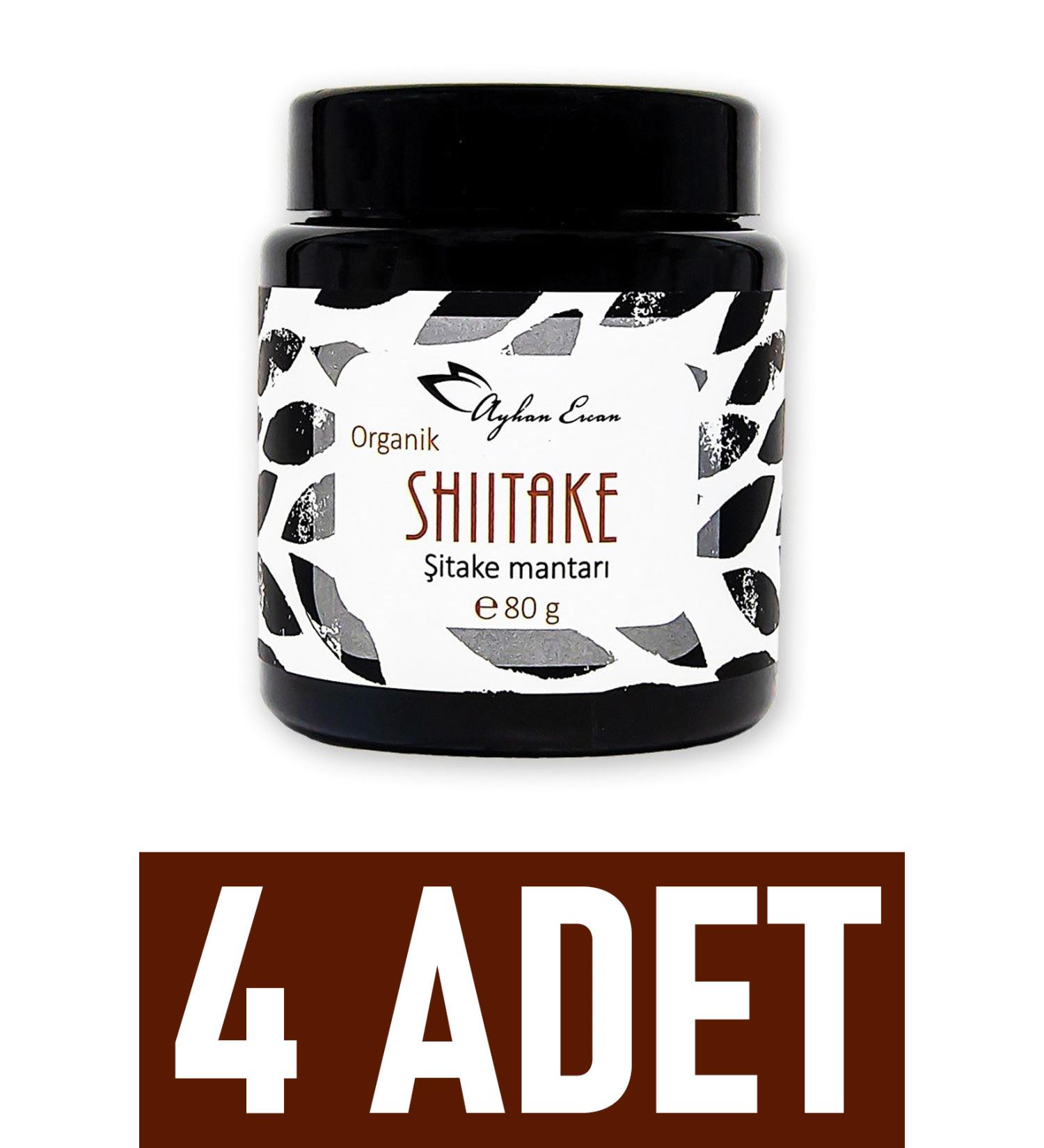 Ayhan Ercan Organic Shiitake Mushroom 80 gr (4 Pieces)