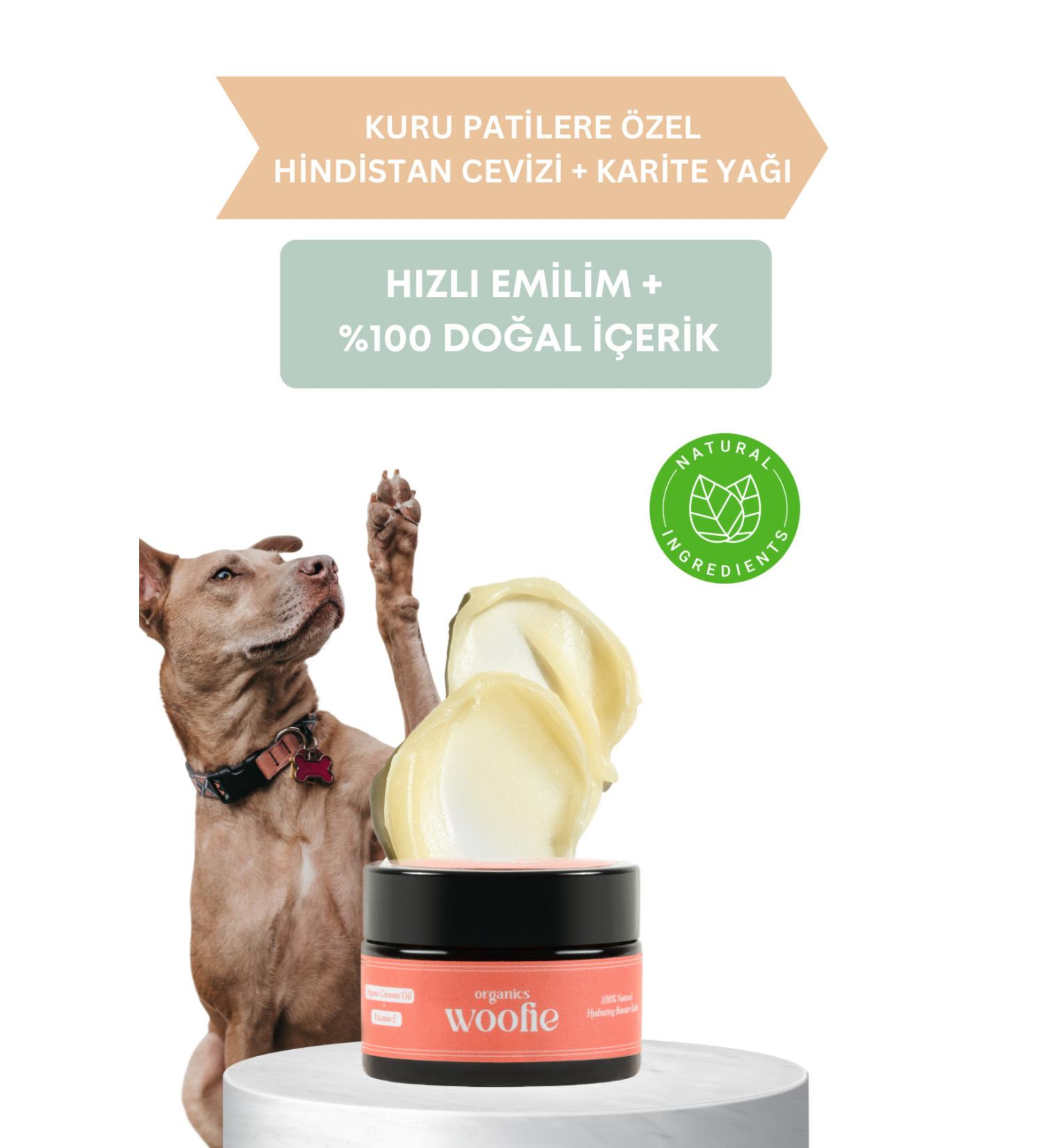 Woofie Organics Dog & Cat Paw Balm - Coconut Oil & Vitamin E 30 ml - Buy Online on GoSupps.com