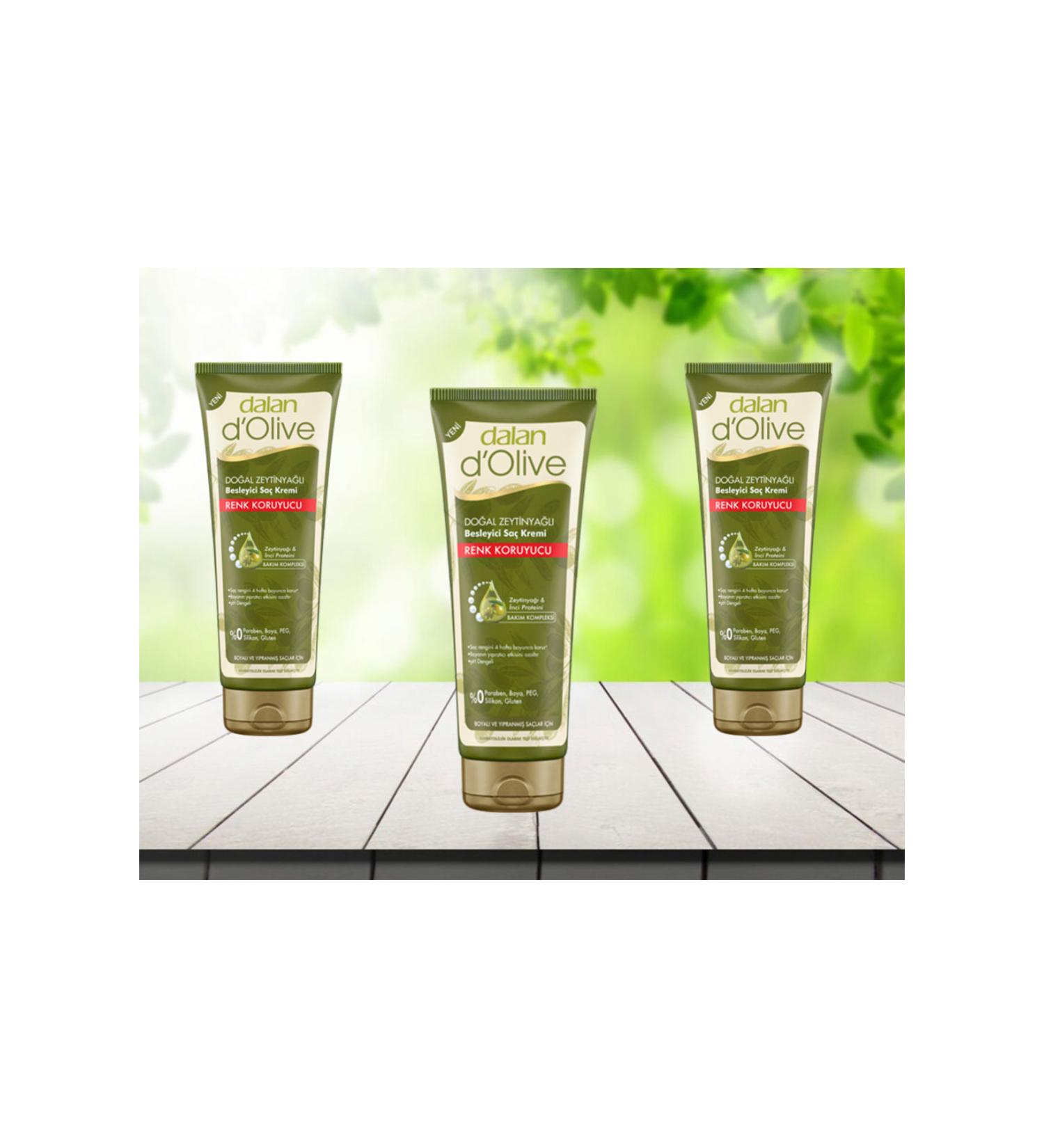 Dalan Dolive Olive Oil Color Protecting Hair Conditioner 200 ml 3 pieces