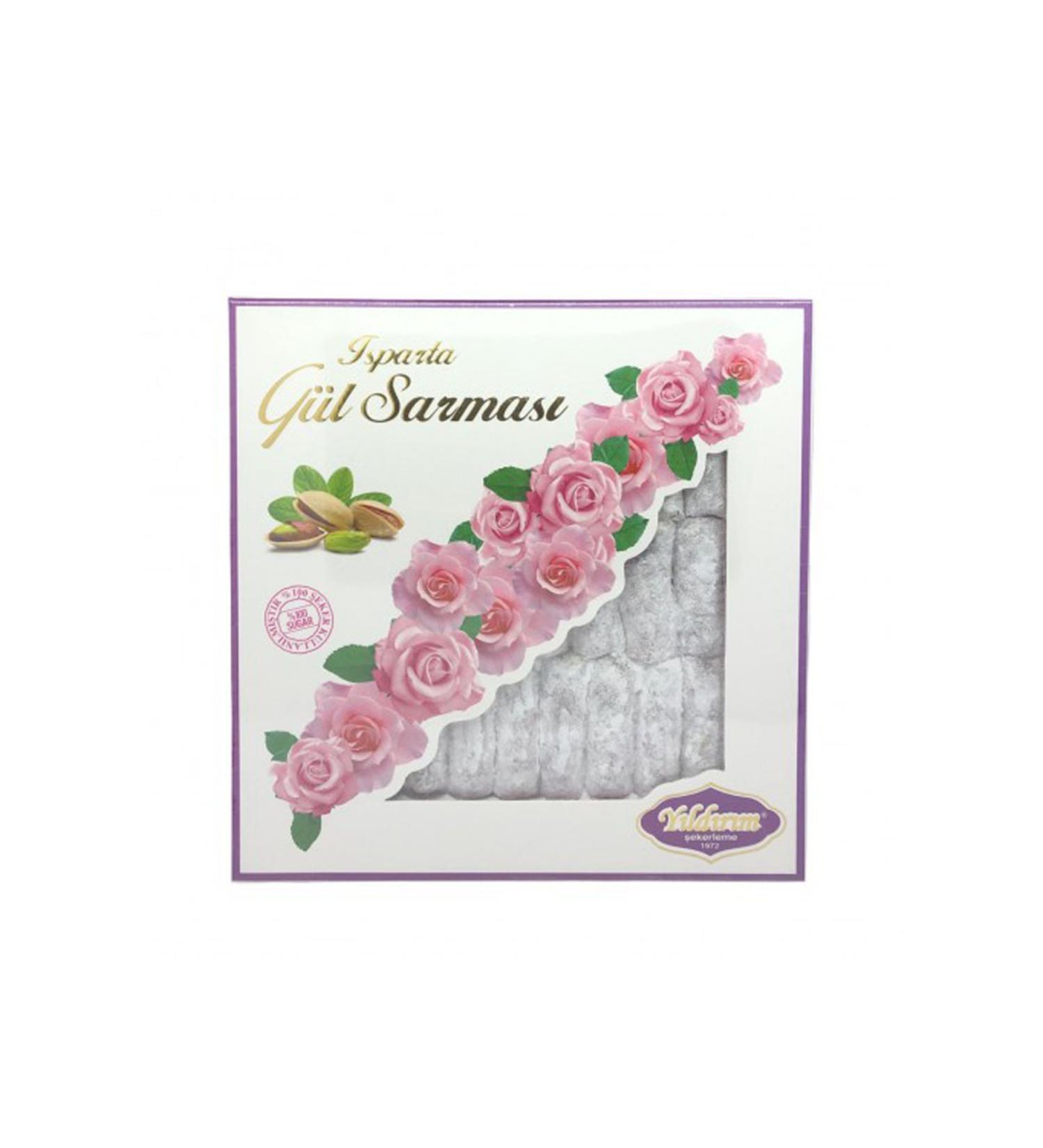 Y ld r m ekerleme 250 gr. Pistachio Rose Wrap