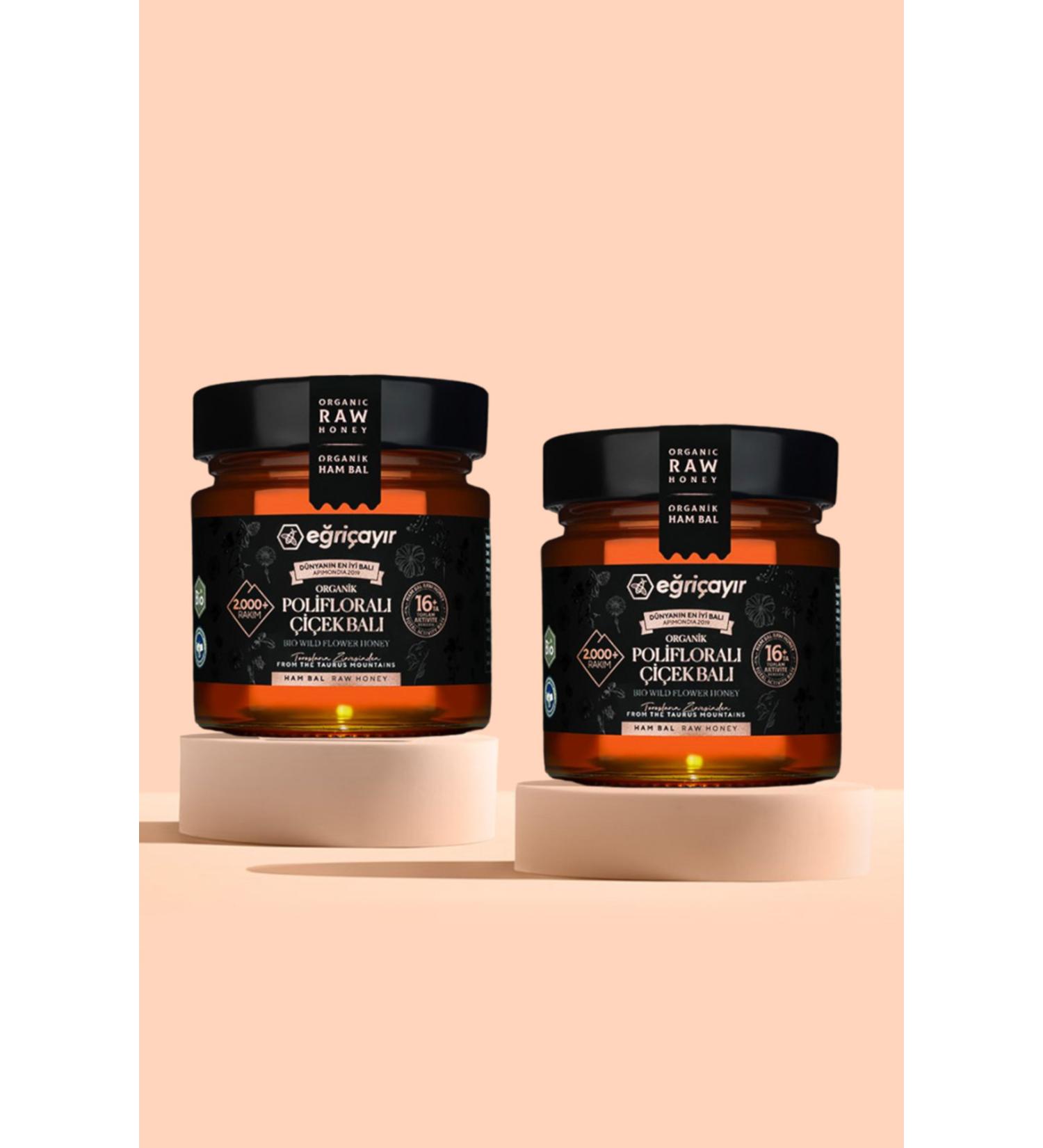 E ri ay r Organic Polyflora - Multi-Flowered Honey Ta16 300 gr (2 Pieces) - Buy Online on GoSupps.com