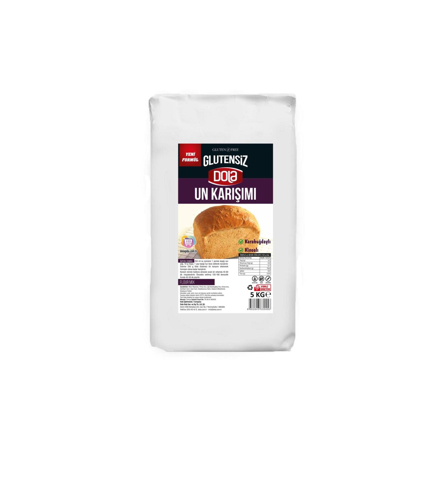 Dola Gluten Free Flour Buckwheat Quinoa Flour Mix 5 Kg