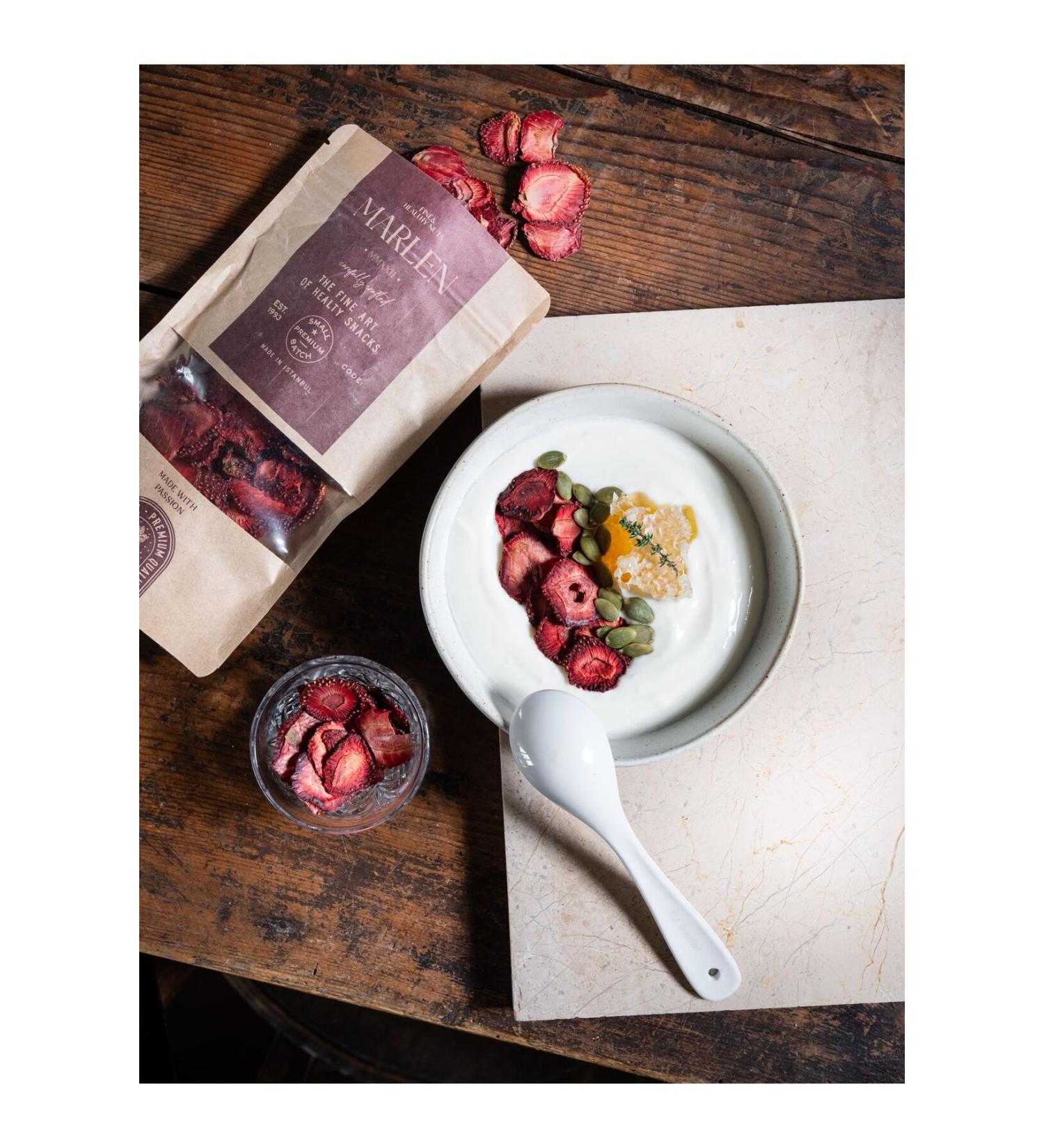 Marlen Dried Strawberry Natural (Sugar Free) 1000g