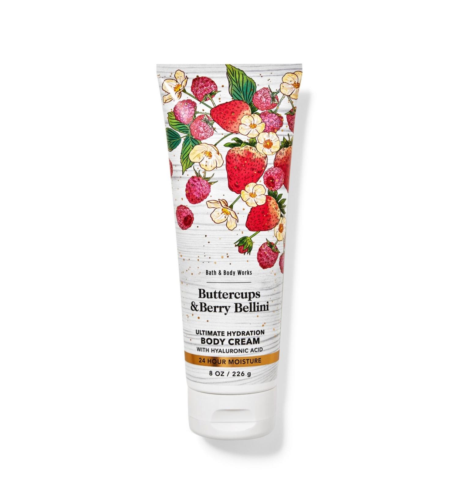 Bath & Body Works Buttercups & Berry Bellini Intense Moisturizing Body Cream