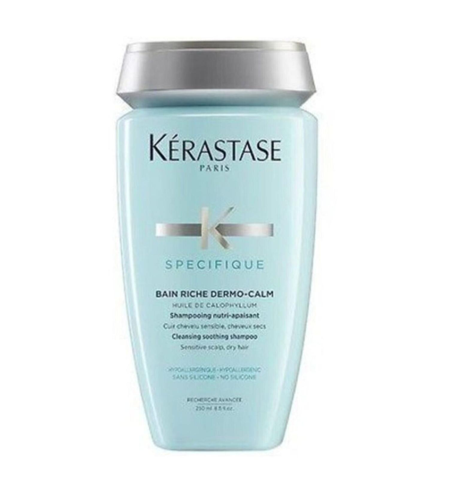 K RASTASE Kerastase Specifique Bain Dermocalm Riche Anti-Sensitivity Shampoo for Dry Scalp 250 ml