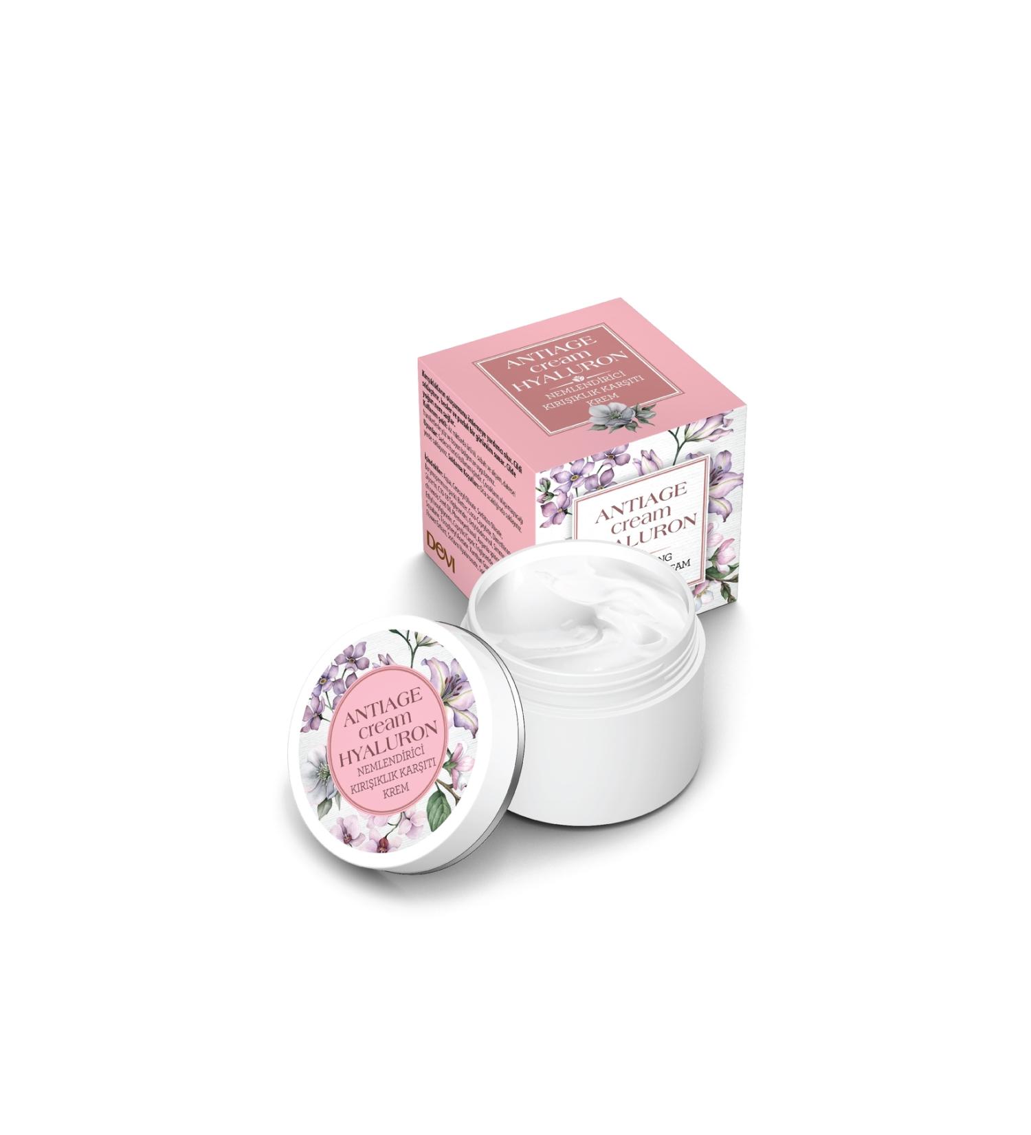 Devi Antiage Cream Hyaluron 50ml Anti-Aging Nourishing and Repairing Skin Care Cream