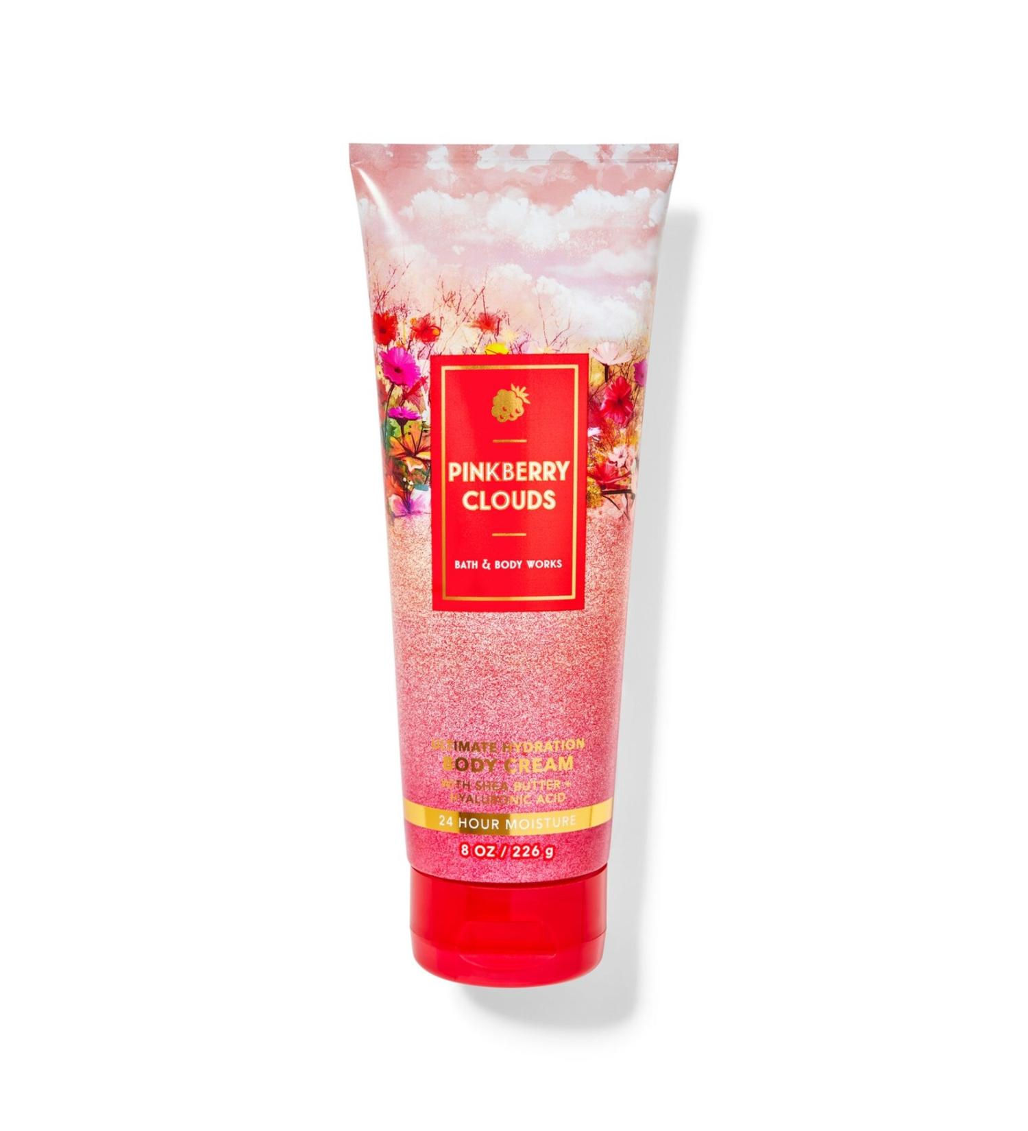 Bath & Body Works Pinkberry Clouds Shea Body Cream