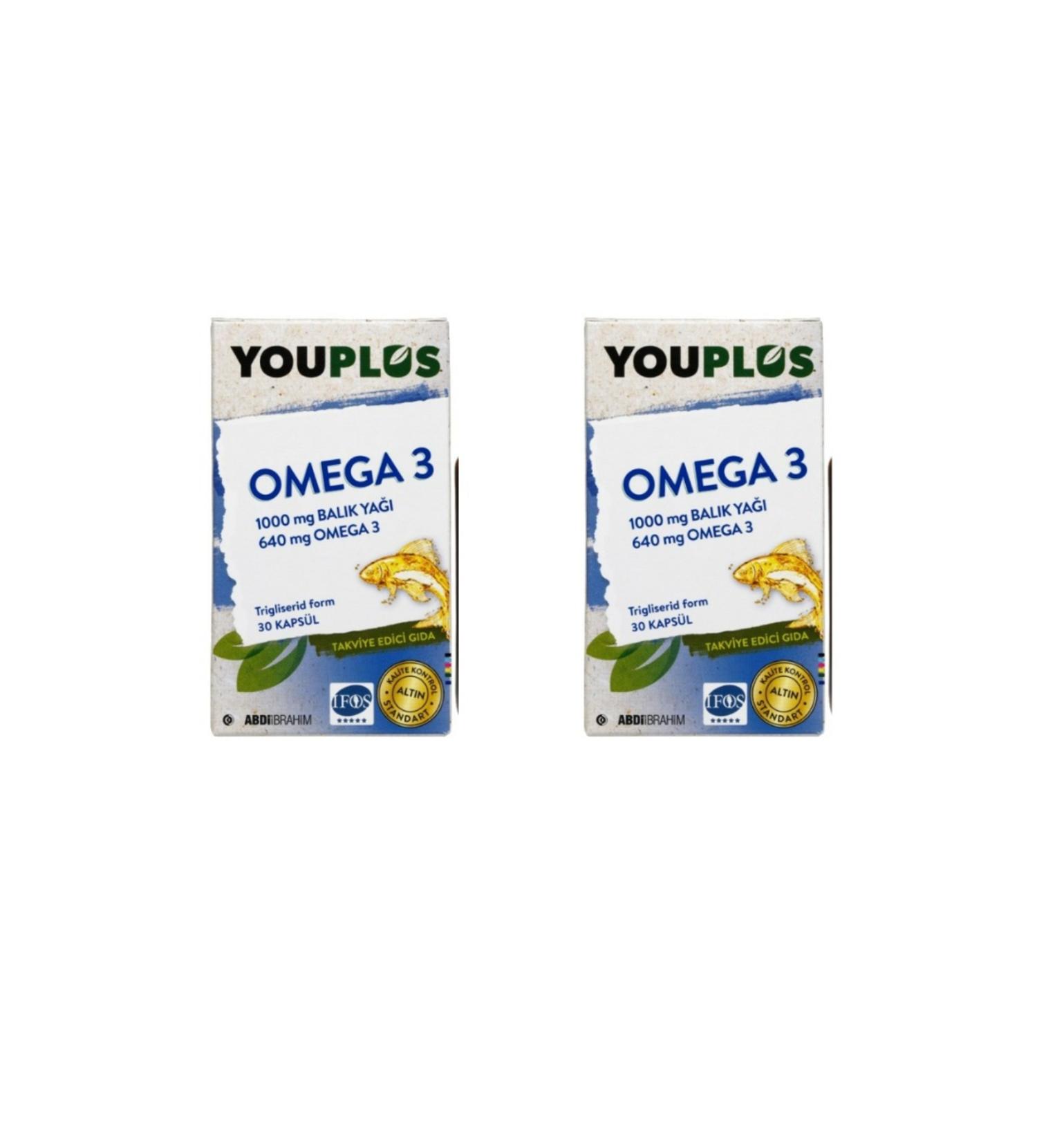Youplus Omega-3 30 Capsules 2 Pieces