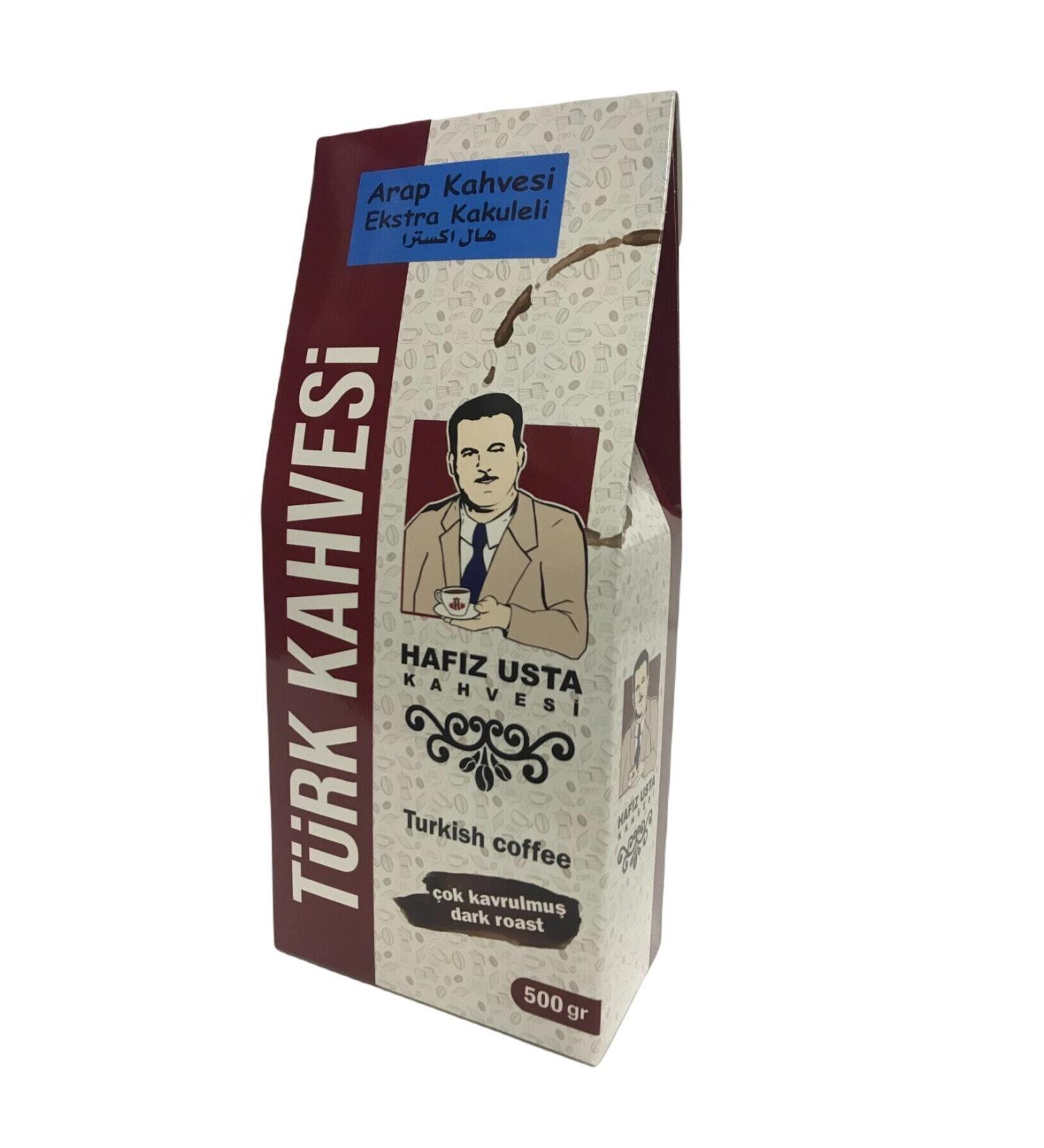 HAFIZ USTA COFFEE Extra Cardamom Turkish Coffee 500gr