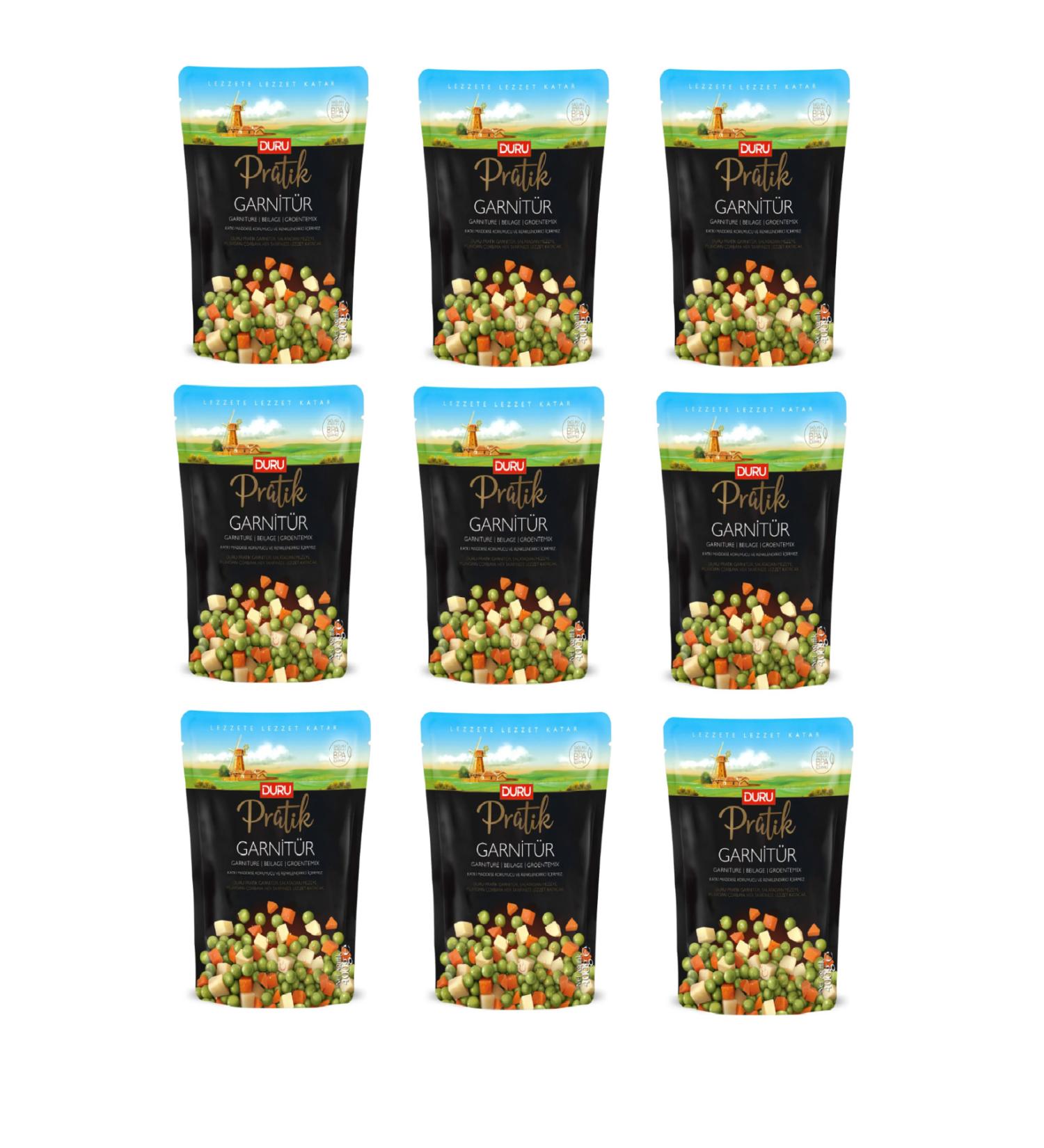 Duru Practical Boiled Garnish 400 gr X 9 Pieces