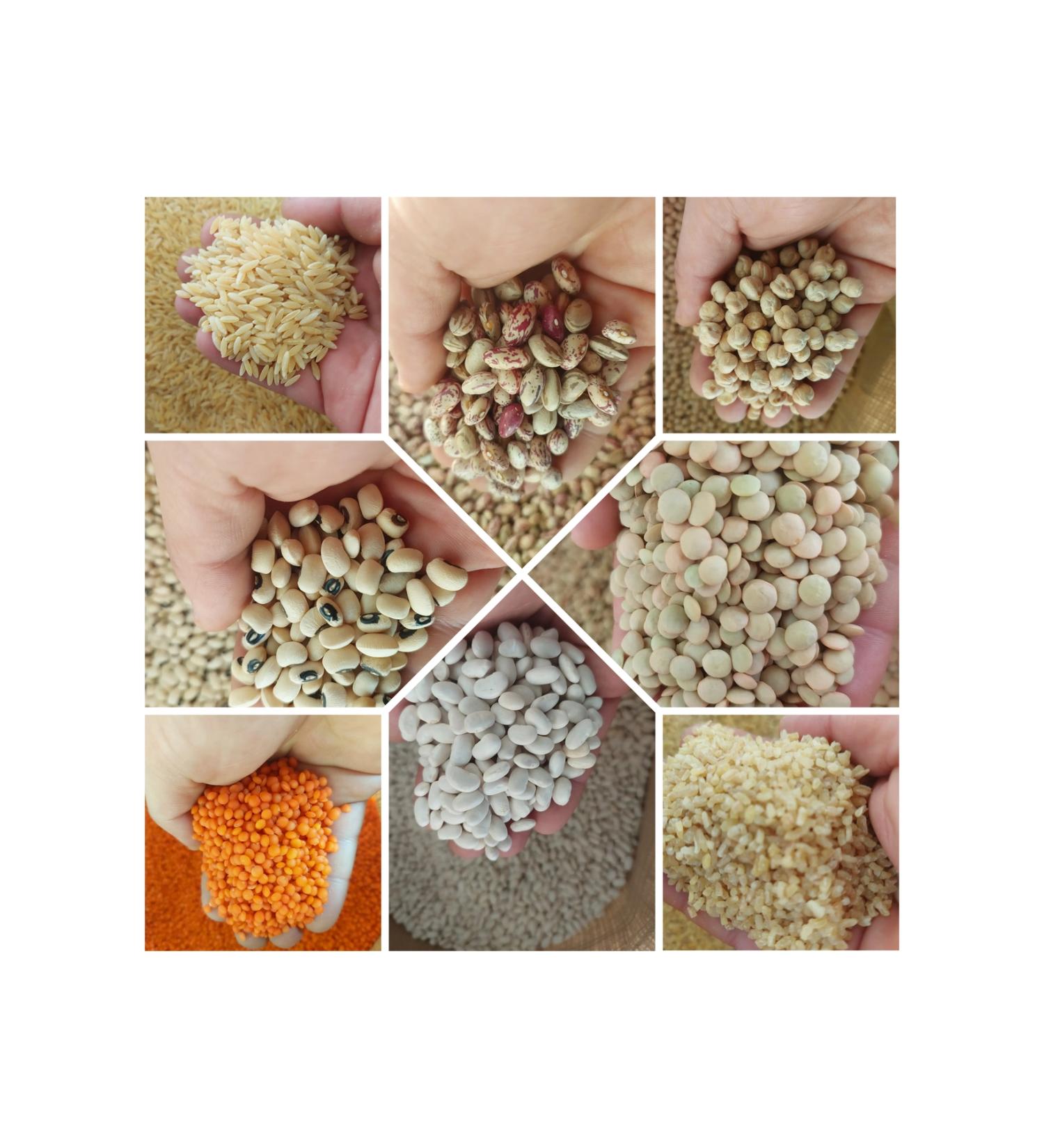 irfan legumes dry legume package eco package (vermicelli kidney beans chickpeas black-eyed peas lentils beans bulgur) net 9 kg