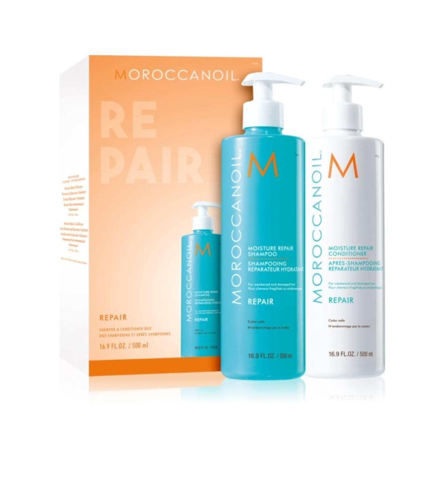 Moroccanoil Moisture Repair Shampoo and Conditioner Duo 2 x 500ml 1381 62 EVAONLINE734
