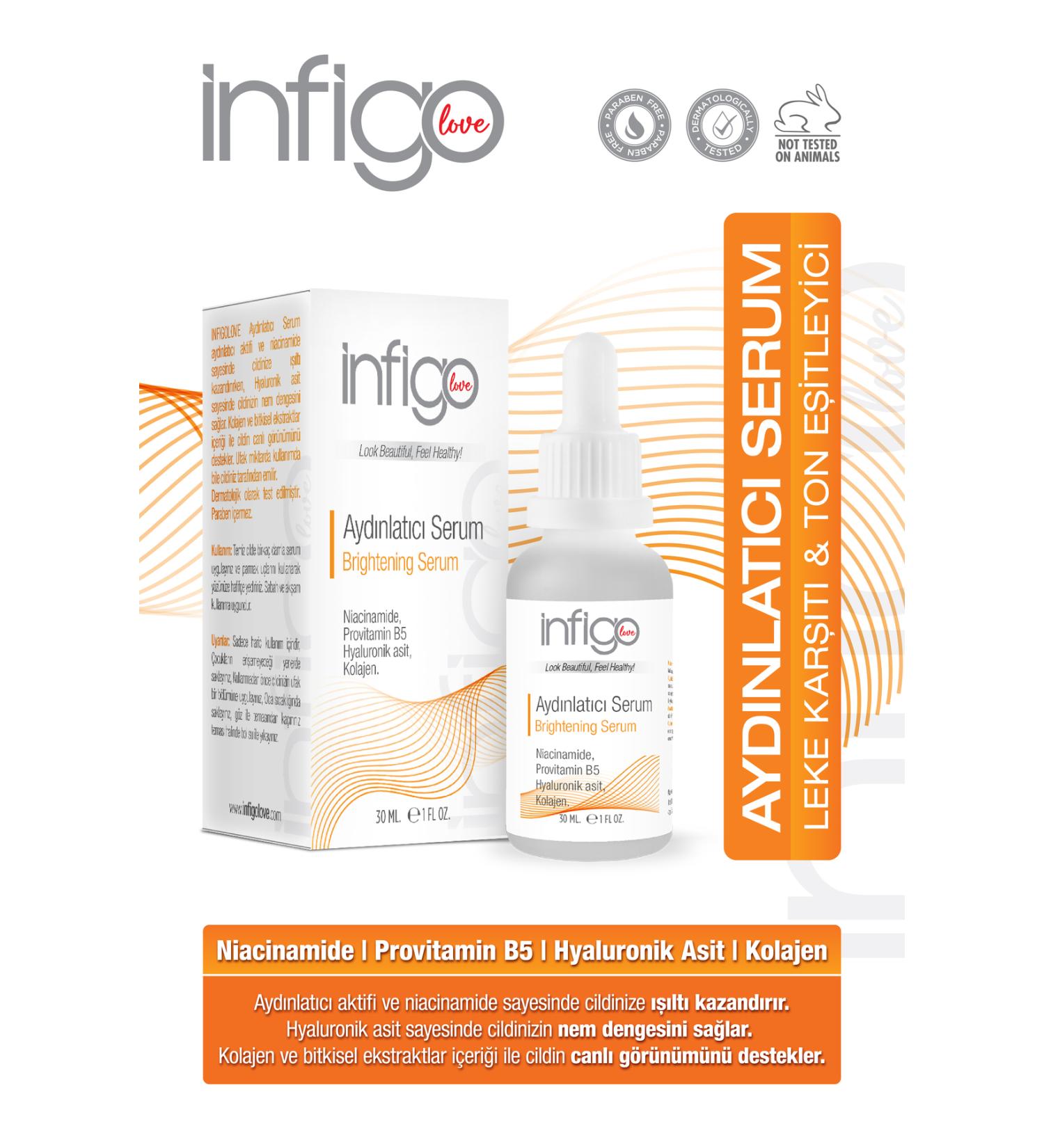 infigolove Blemish and Color Inequality Skin Tone Equalizer Brightening Serum 30 ml