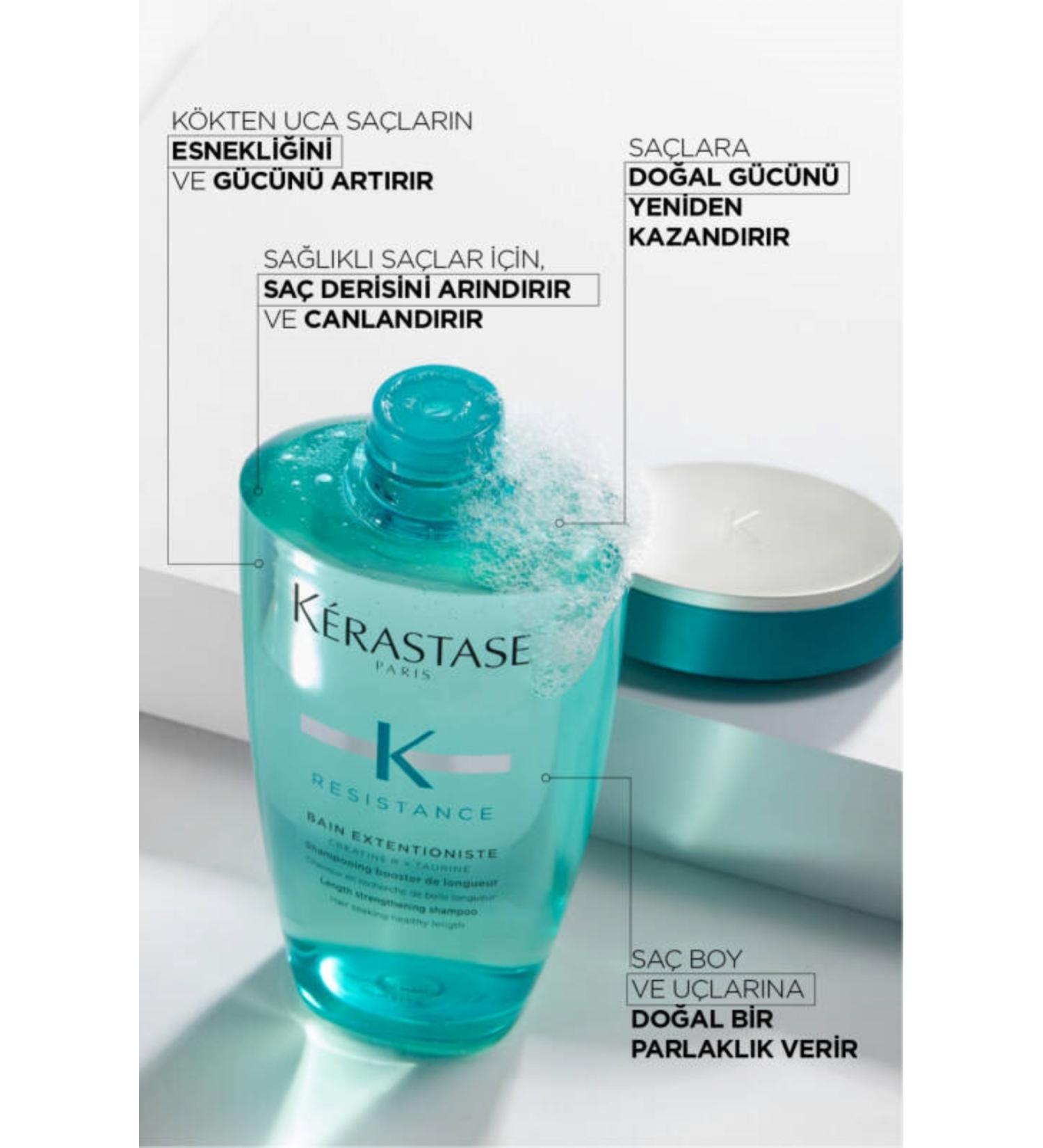 Kerastase Resistance Bain Extentioniste Repair Shampoo for Longer and Stronger Hair 250ml