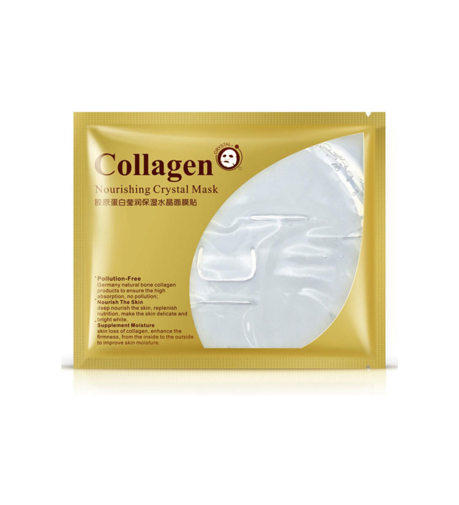 BIOAQUA Double Collagen Bomb Nourishing Firming Absorbable Crystal Collagen Mask 60 gr - Buy Online on GoSupps.com