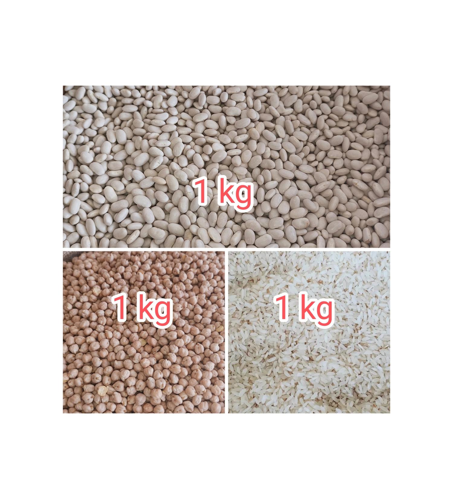 irfan legumes dry beans chickpeas rice (natural and additive-free) local and new crop net 3 kg