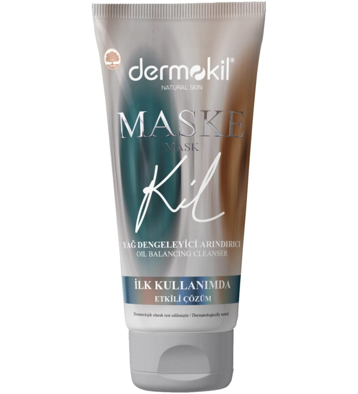Dermokil Natural Skin Oil Balancing and Purifying Mask 75 Ml
