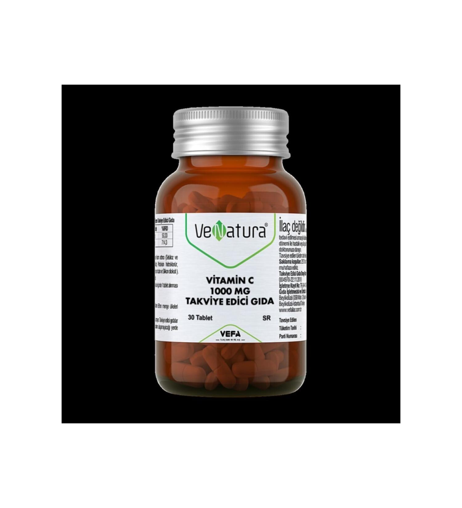 Venatura Vitamin C 1000 Mg Sr 30 Tablets