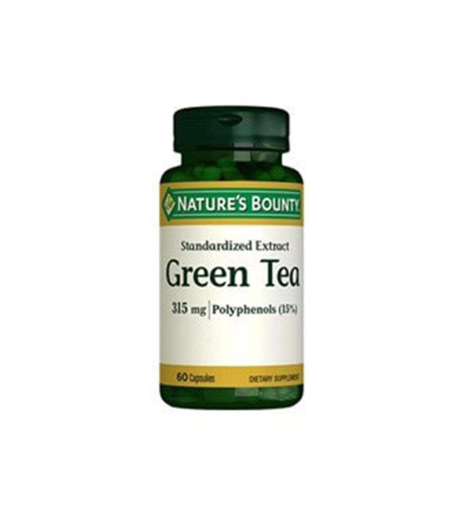 Natures Bounty Green Tea Extract 315 Mg 60 Capsules