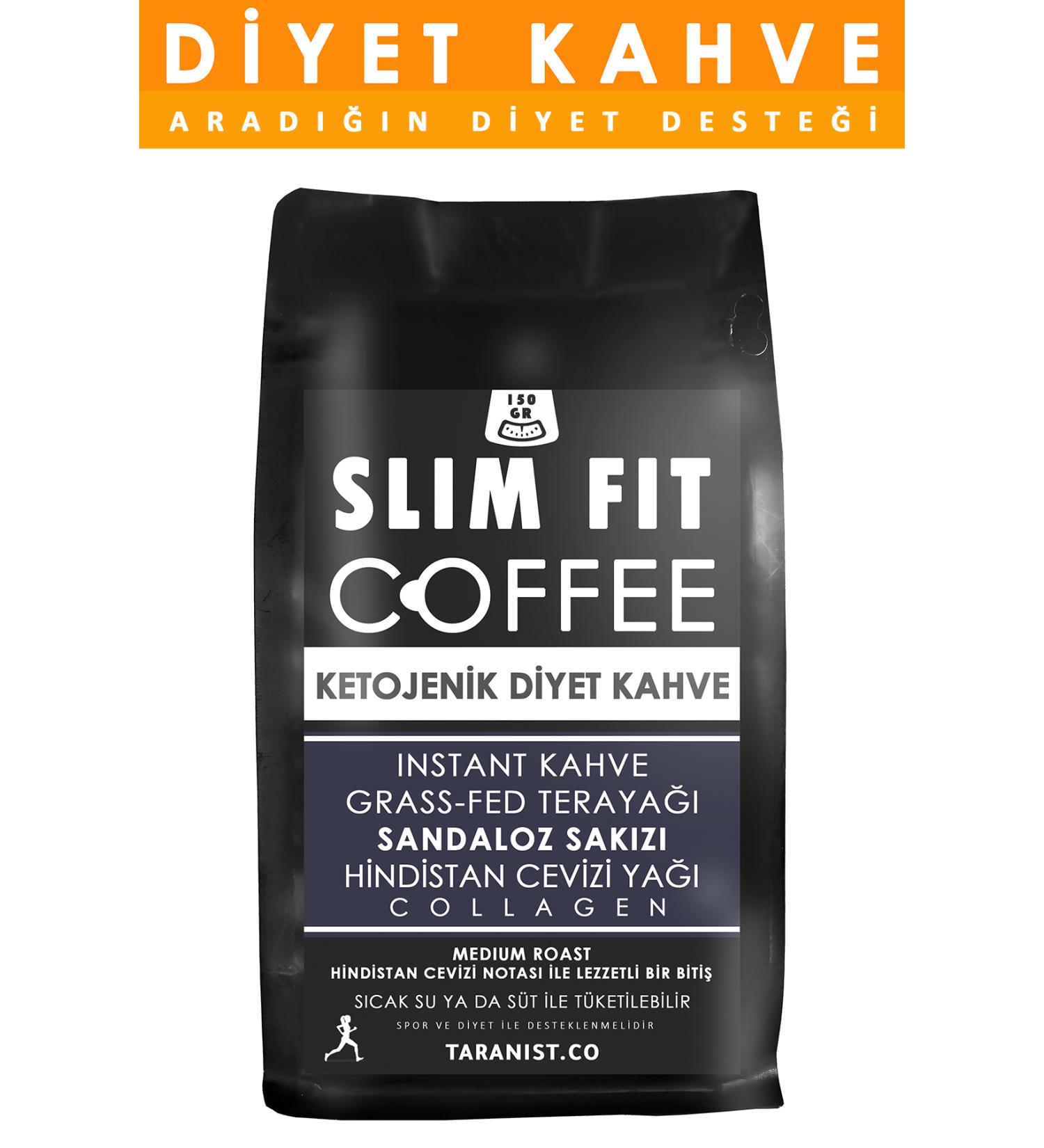 Taranist Slim Fit Coffee - Ketogenic Diet Coffee - Sandaloz Gum Collagen - Detox Fit Coffee - Buy Online on GoSupps.com