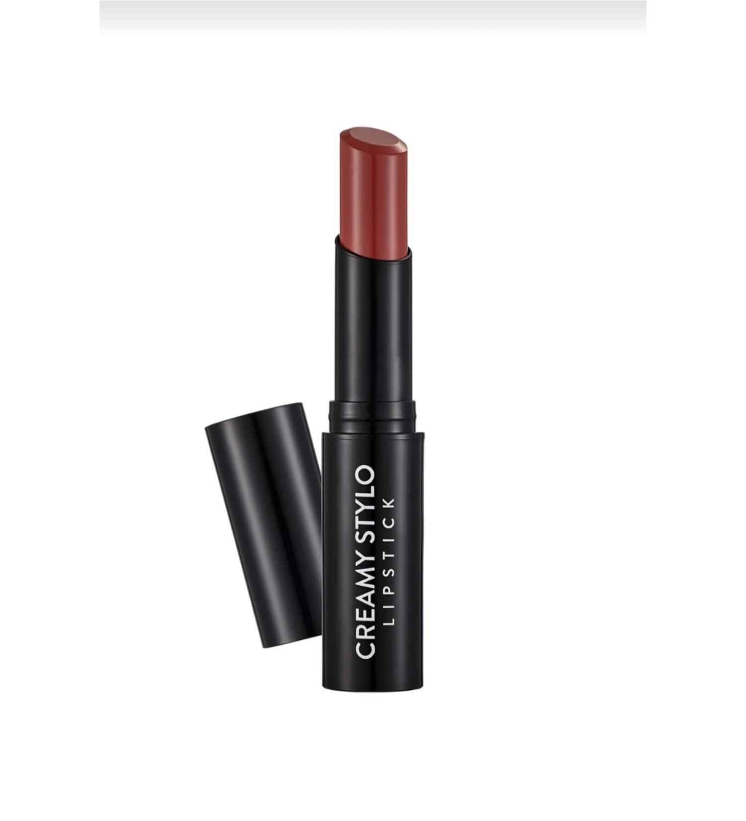 Flormar Semi Glossy Stick Lipstick- Creamy Stylo Lipstick -006 Chestnut- 8682536013666