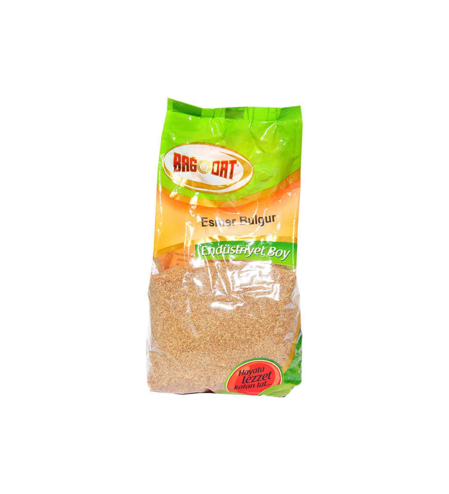 Lucest Fine Brown Bulgur for Raw Meatballs 1000 Gr Package Lcst Lcst