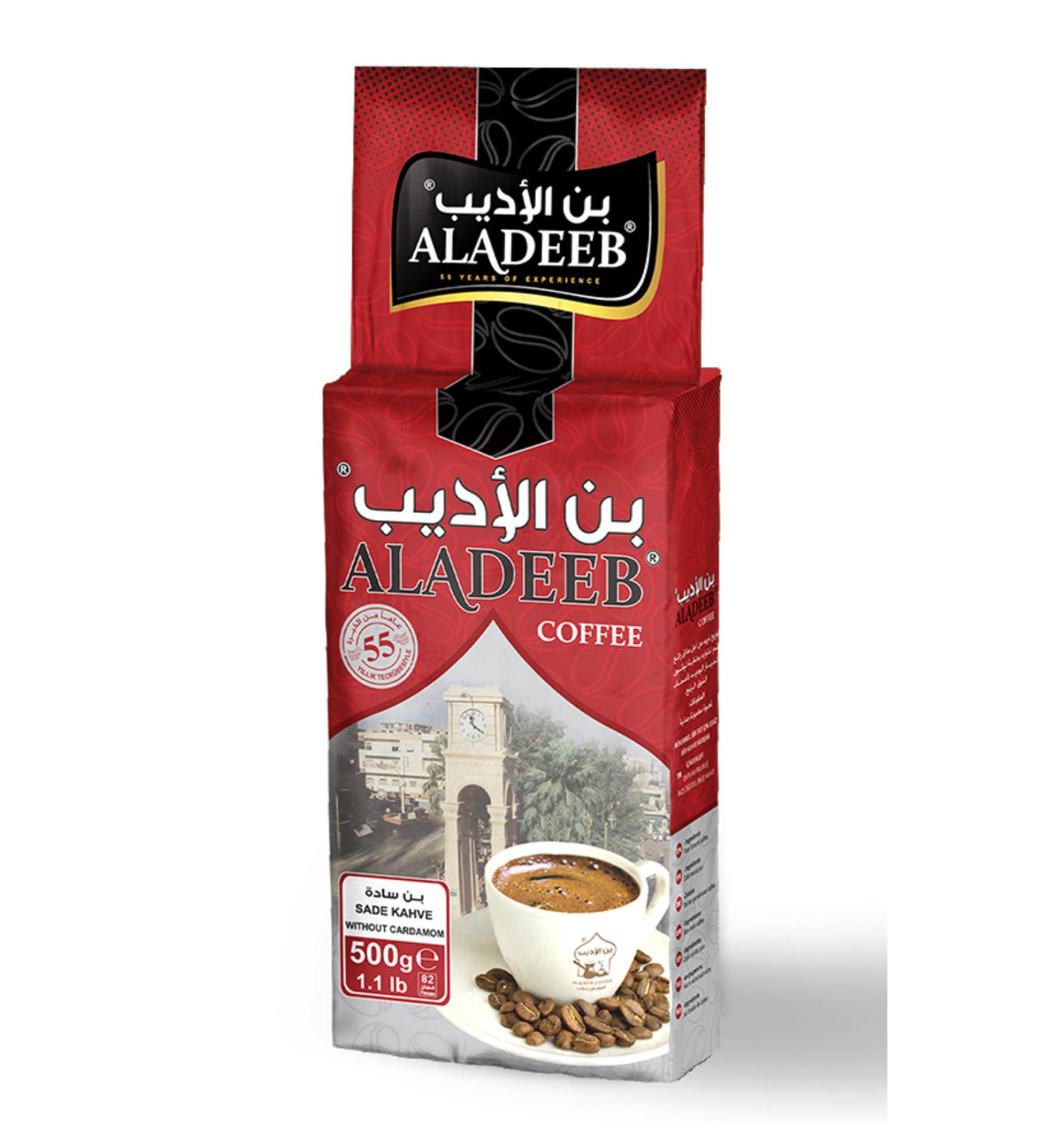 ALADEEB Coffee 500g Plain Turkish Coffee (TOP MEDIUM ROASTED)