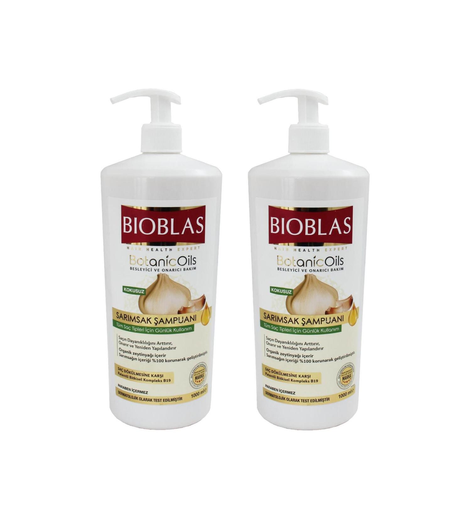 Bioblas Garlic Essence Shampoo 1000 Ml 2 Pieces