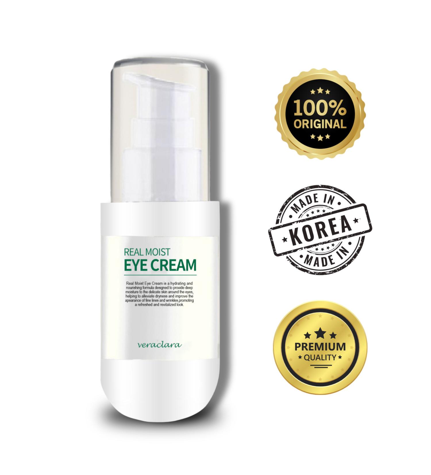 VERACLARA Real Moist Eye Cream with Clean Ingredients for Sensitive Skin - Buy Online on GoSupps.com