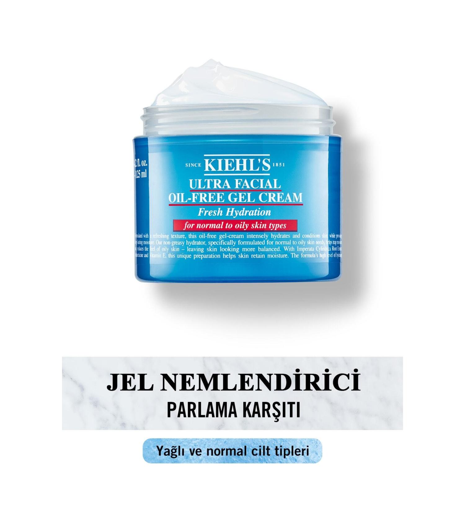 Kiehl's 24-HOUR MOISTURIZING ANTI-PORE GEL CREAM FOR OILY SKIN 125 ML PSSN577