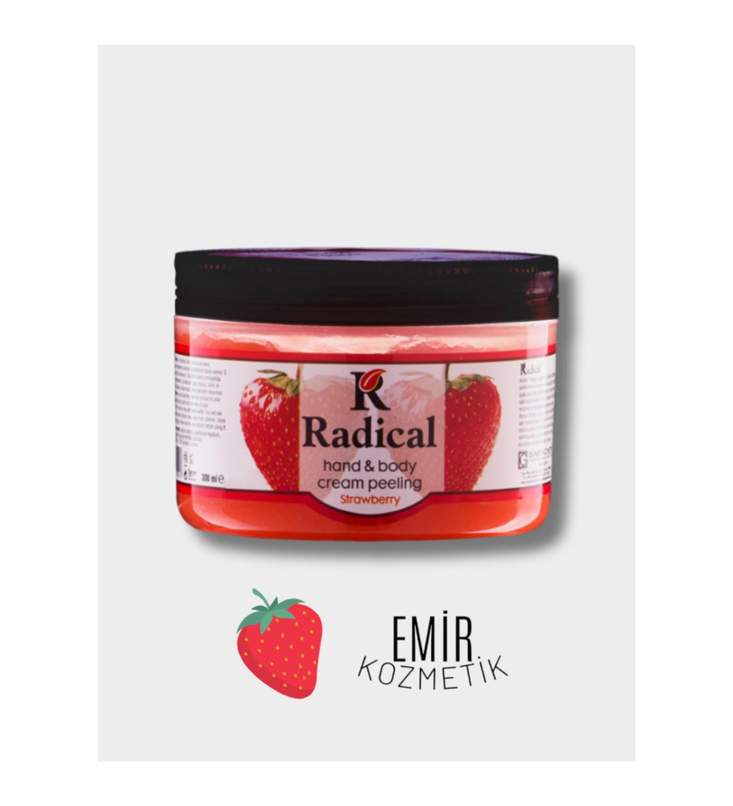 Radical Salt Hand & Body Strawberry Peeling Skin Mask 400ml