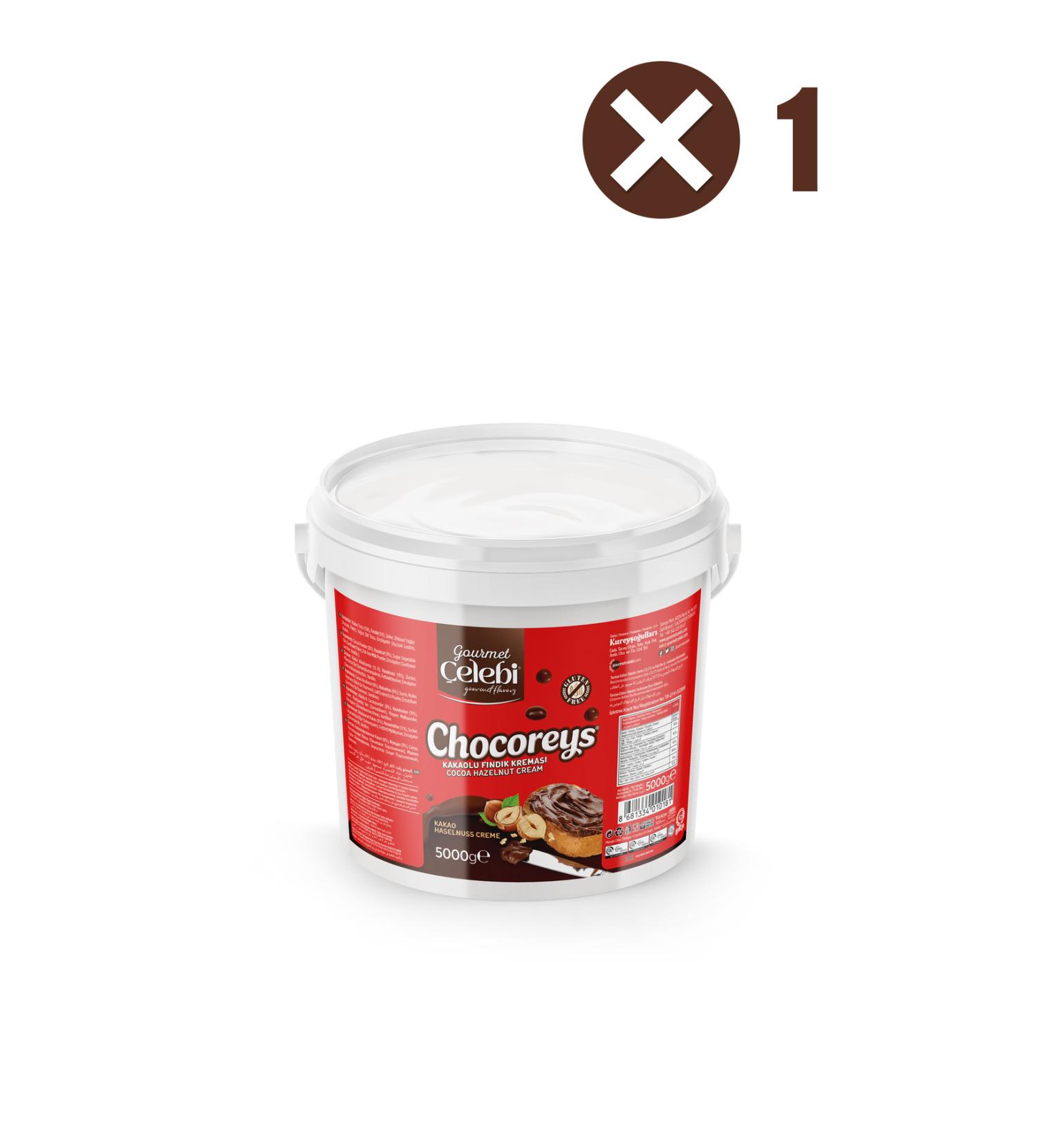 Gourmet Celebi Cocoa Hazelnut Cream 5 kg - Buy Online on GoSupps.com