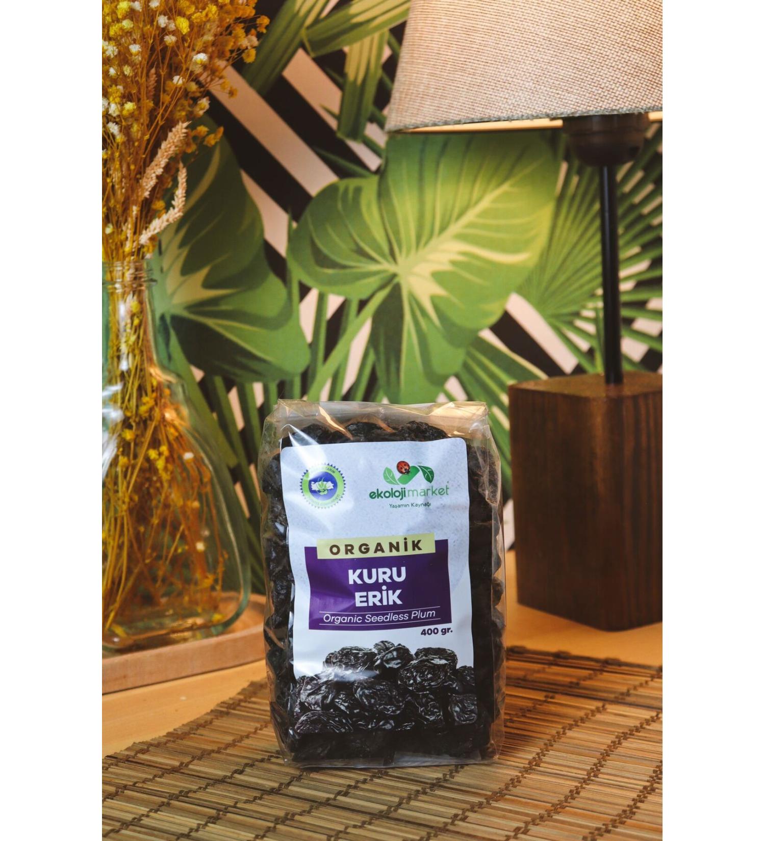 Ecology Market Organic Dried Plum (Half) Damson 400 gr