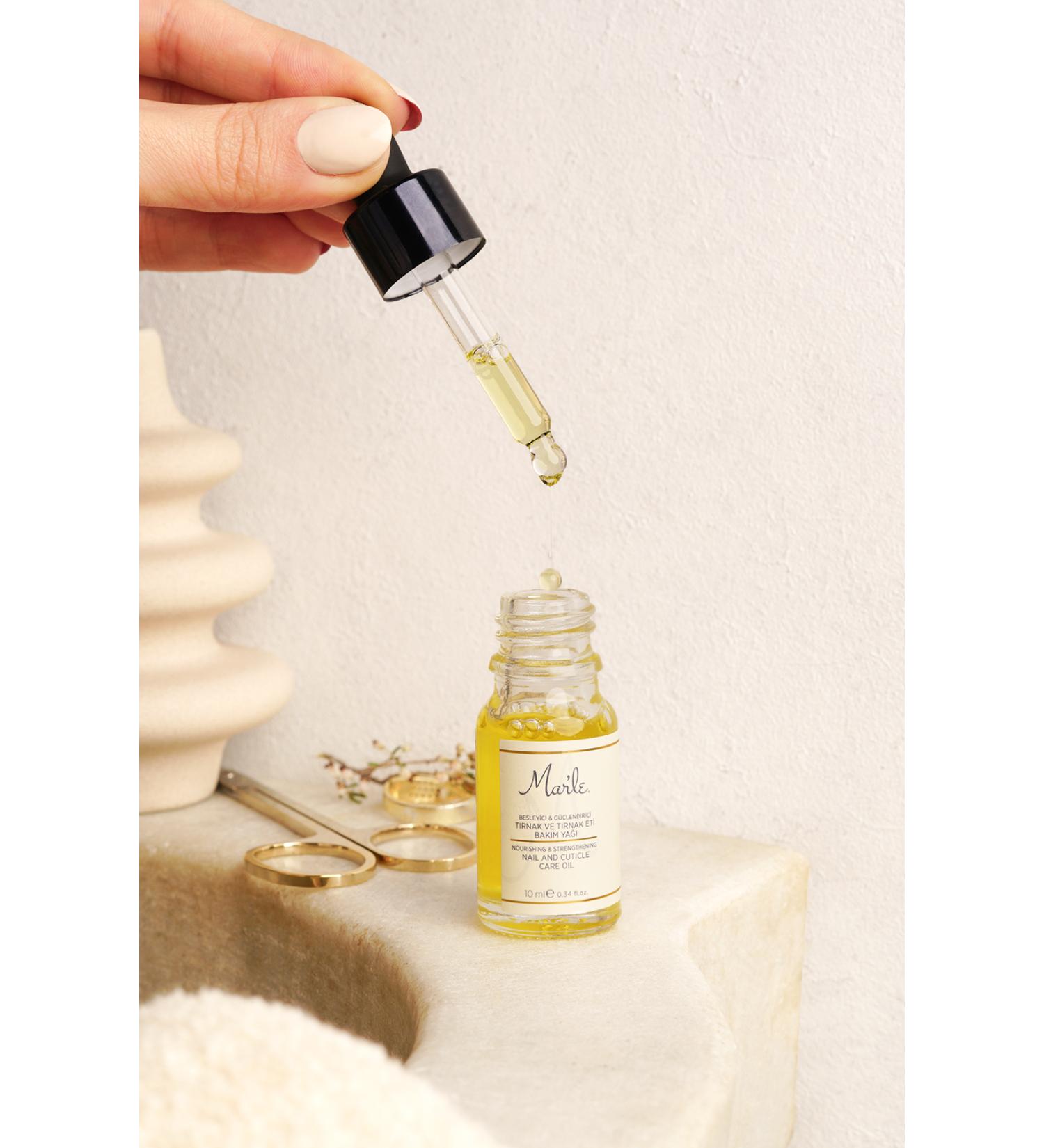 MAR'LE Mar'le 0 Natural Nourishing & Strengthening Nail and Cuticle Care Oil 10 ML - Buy Online on GoSupps.com