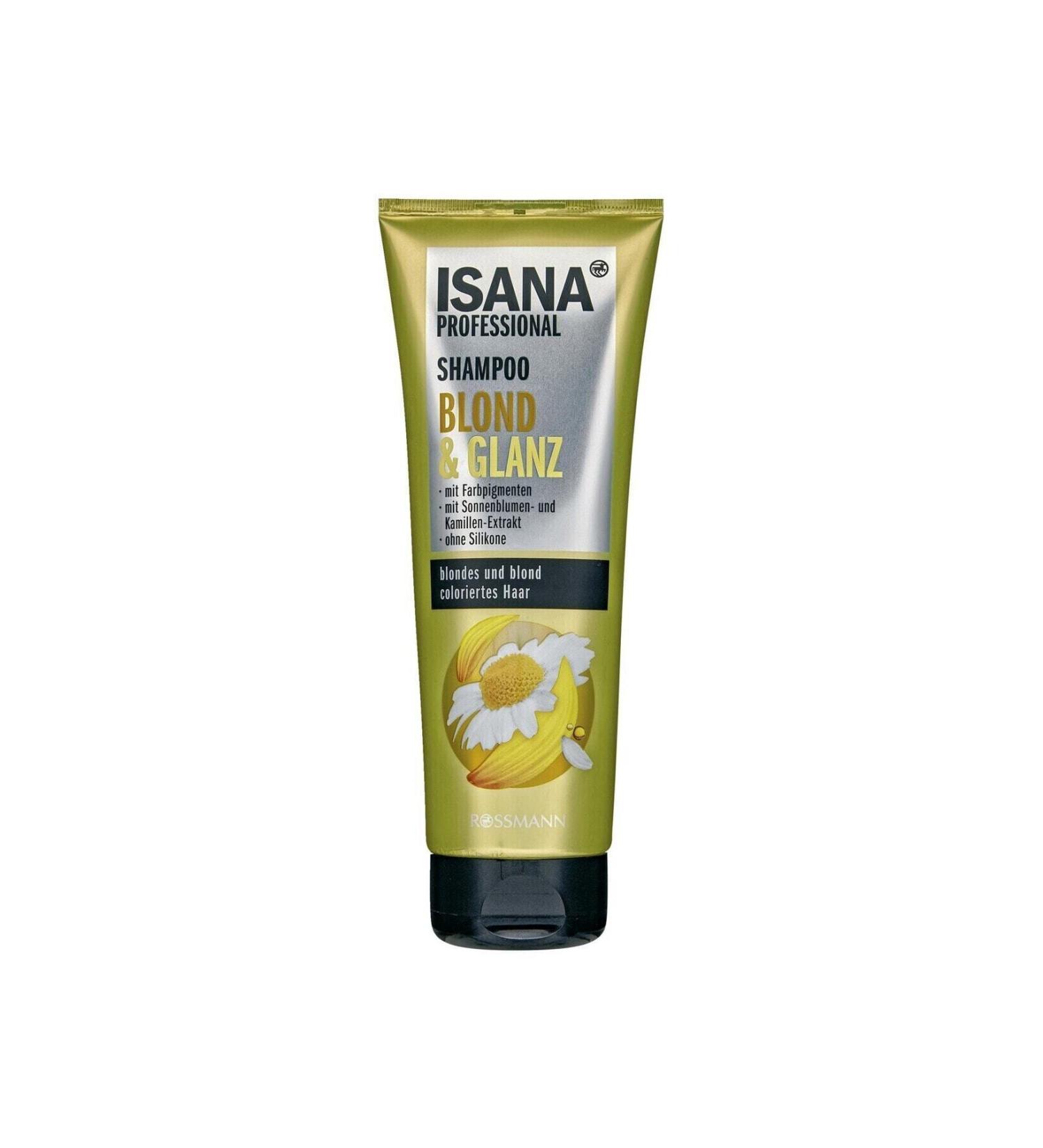 Isana Professional STRENGTHENING SHAMPOO FOR NATURAL BLONDE AND DYED BLONDE HAIR 250ML KEYON607