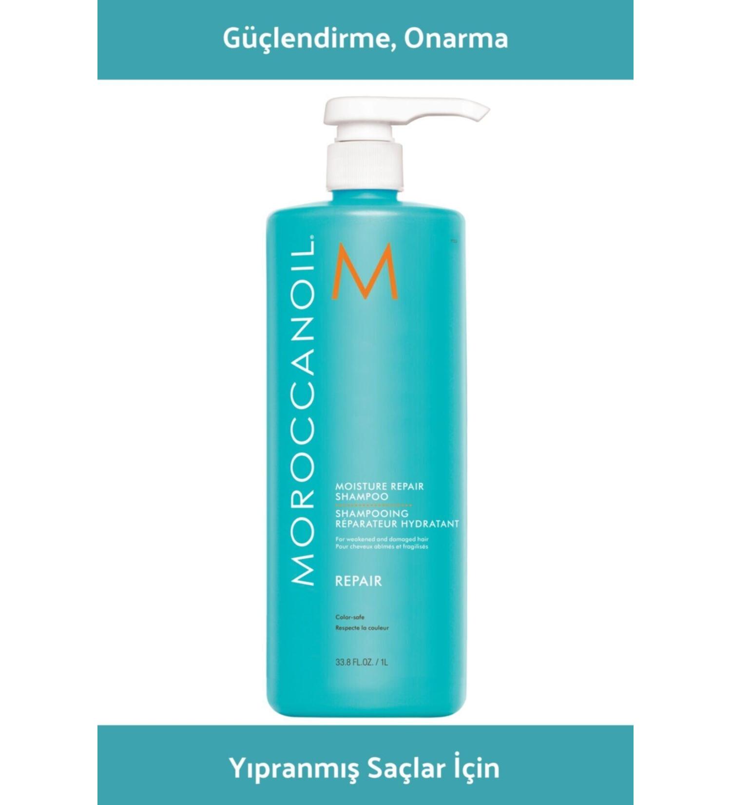 Moroccanoil Repair Moisture Shampoo 1000ml nourishes and cares